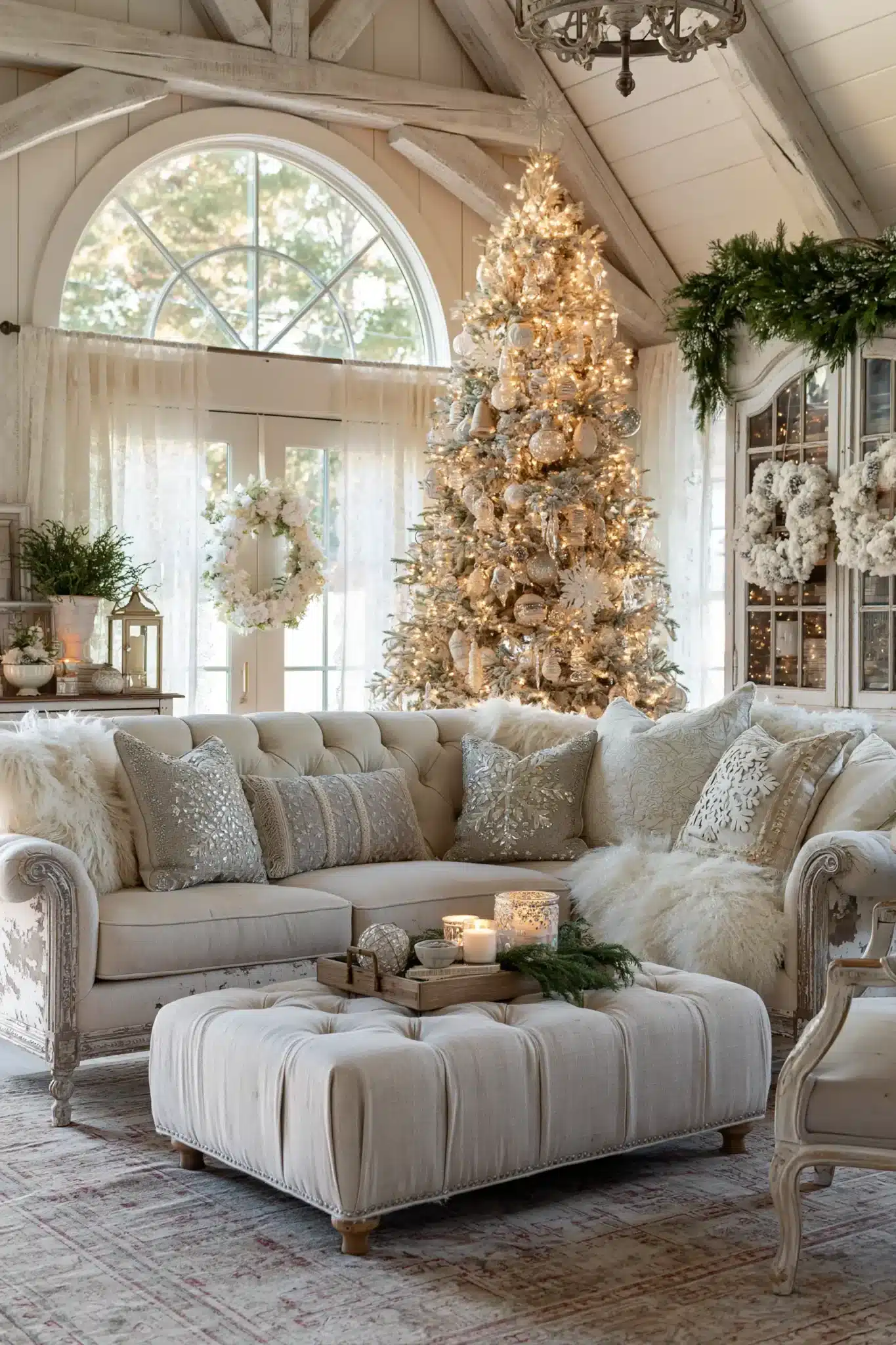 white christmas decor