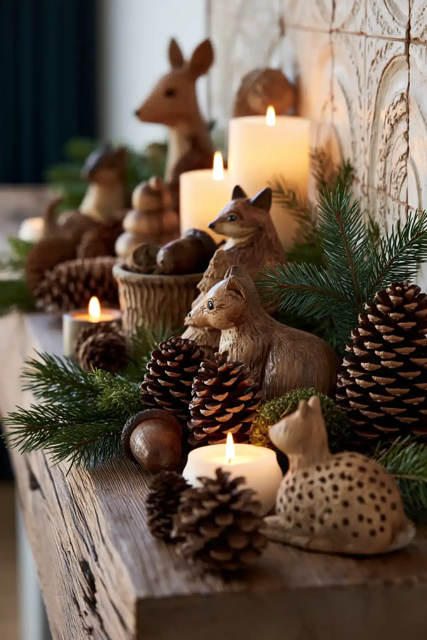 christmas mantle decor