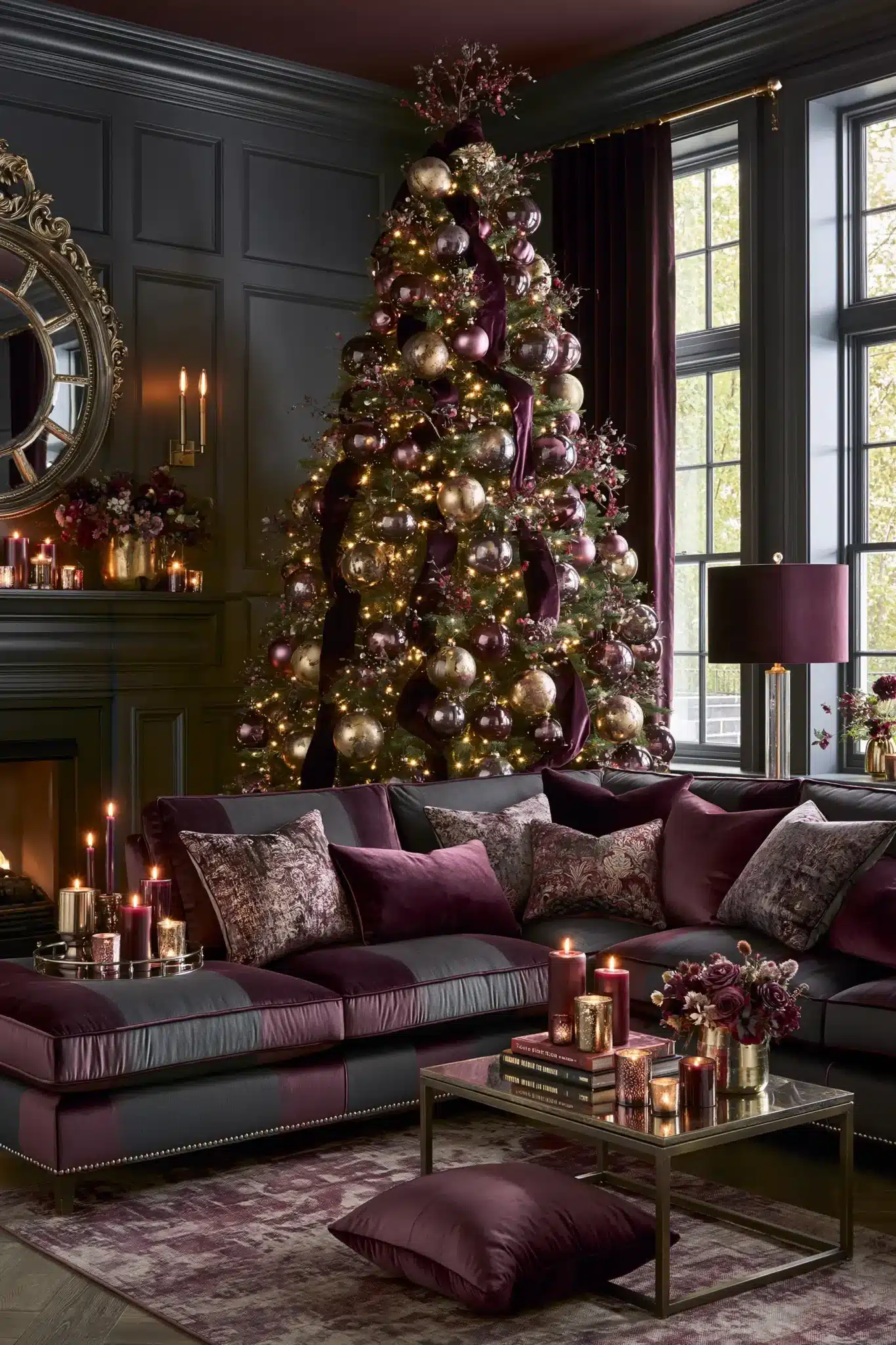 moody christmas decor