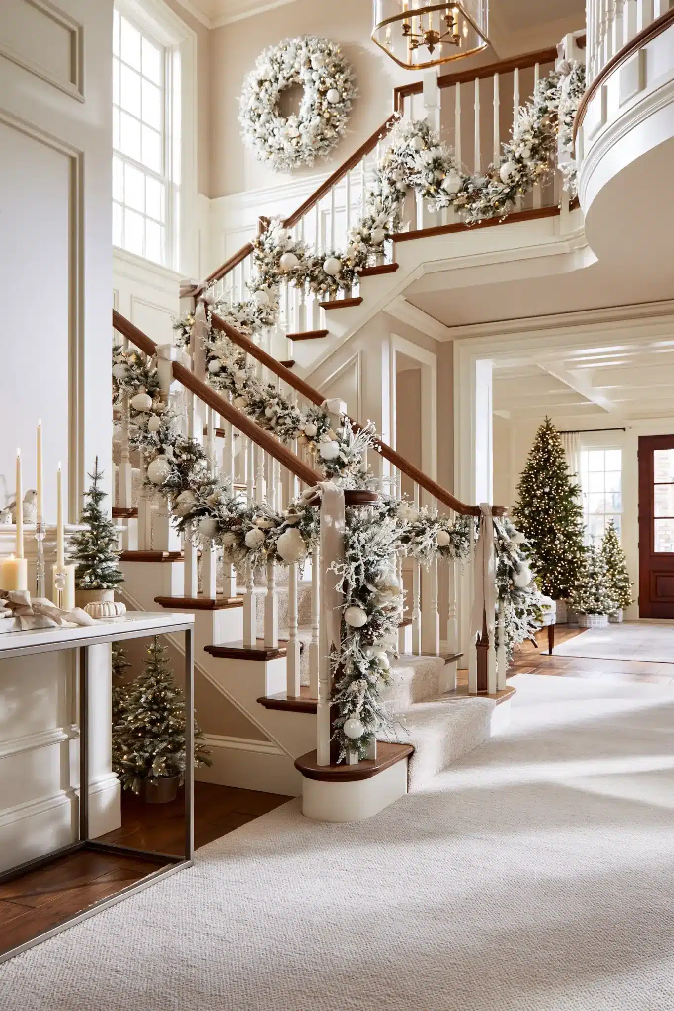 neutral christmas decor