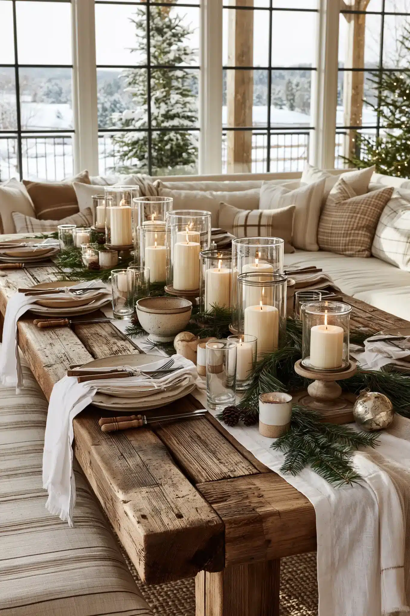 christmas table decor