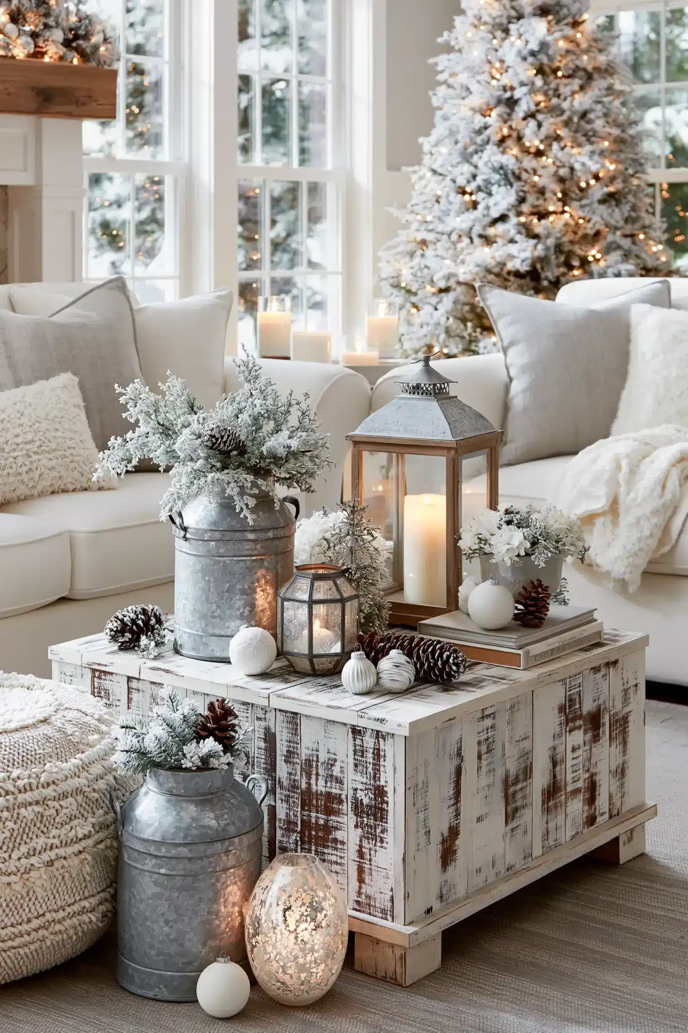 white christmas decor