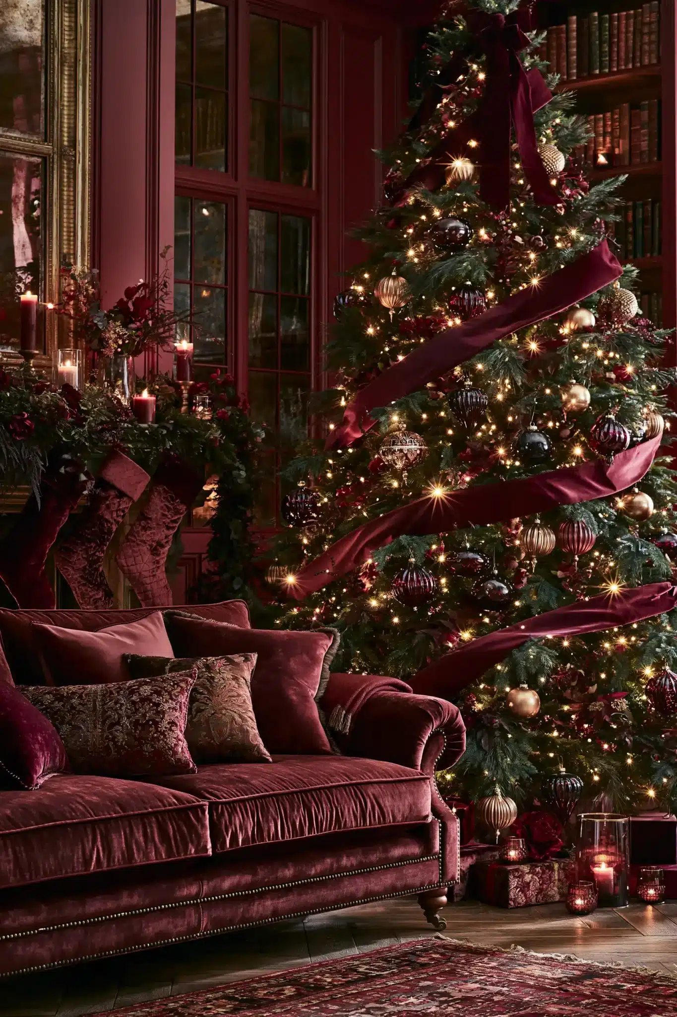 moody christmas decor