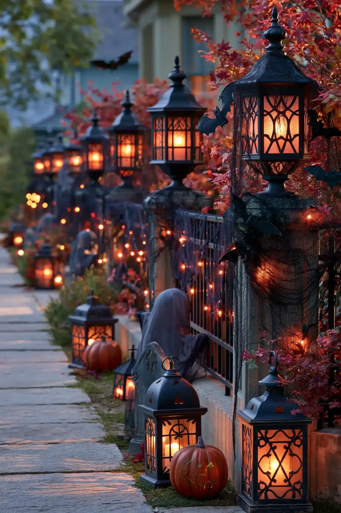 outdoor halloween decor