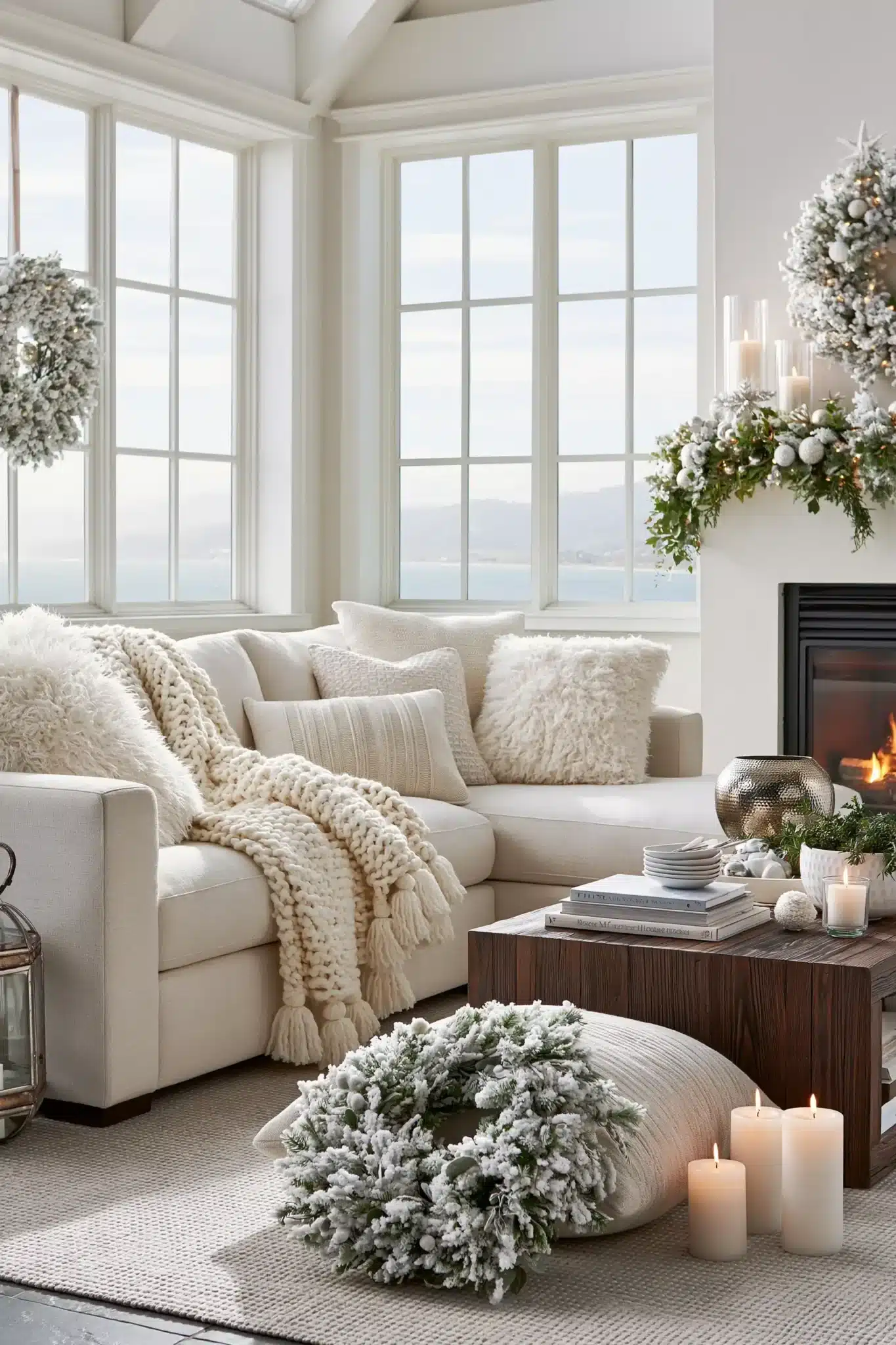 white christmas decor