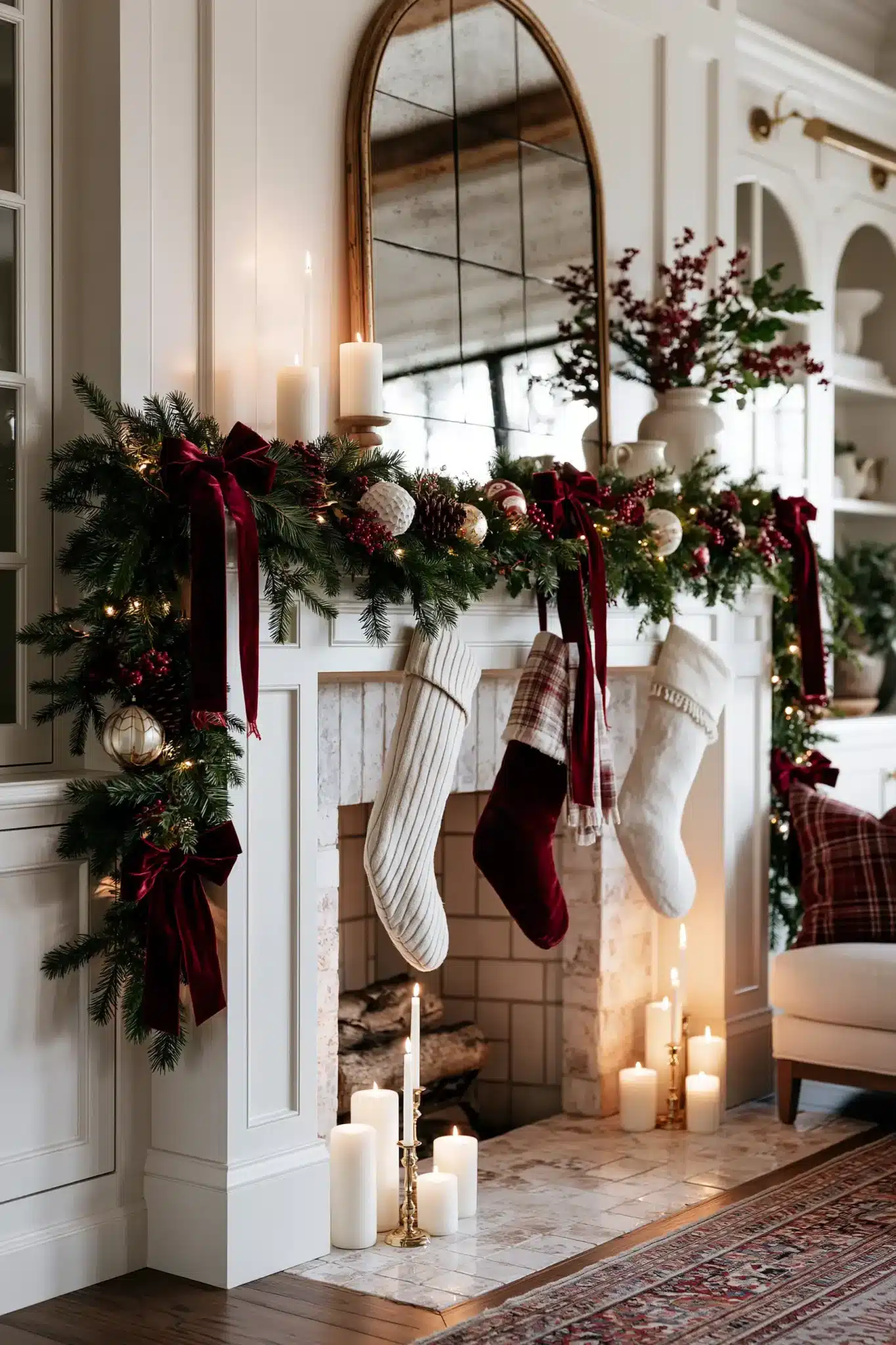 christmas mantle decor