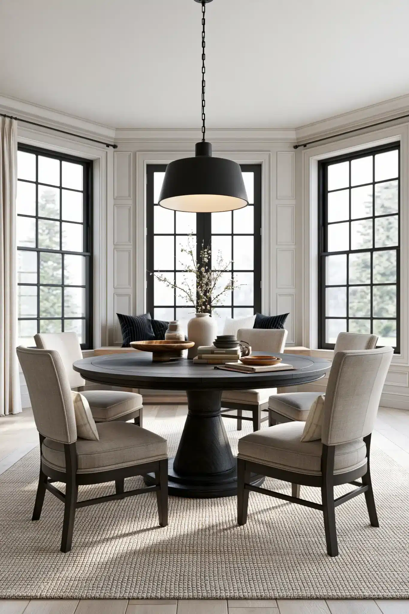 round table dining room
