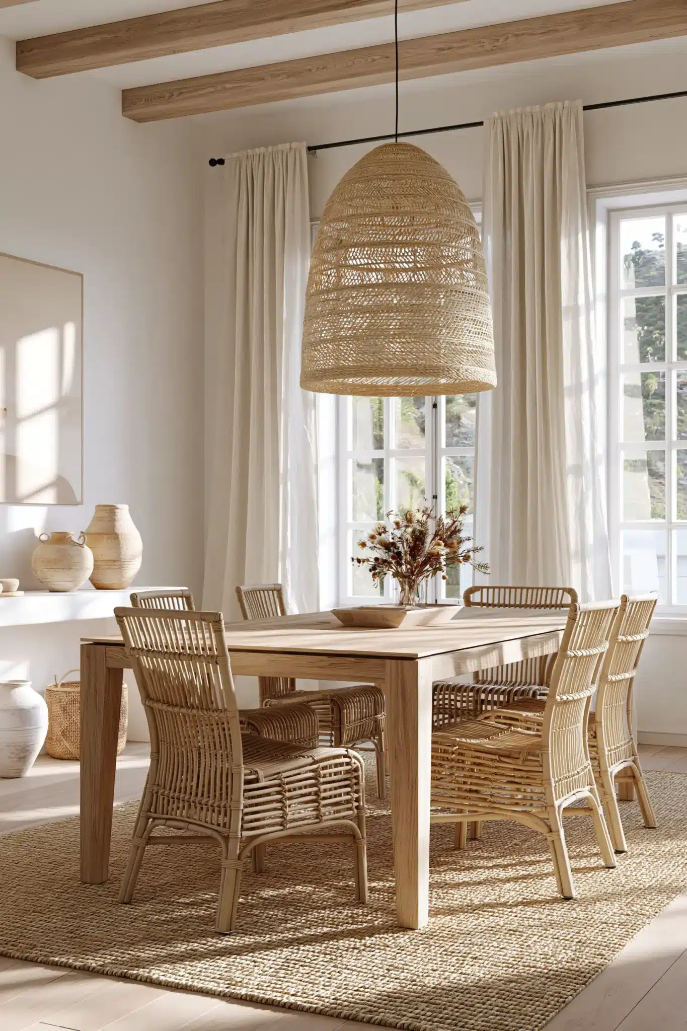 boho dining room