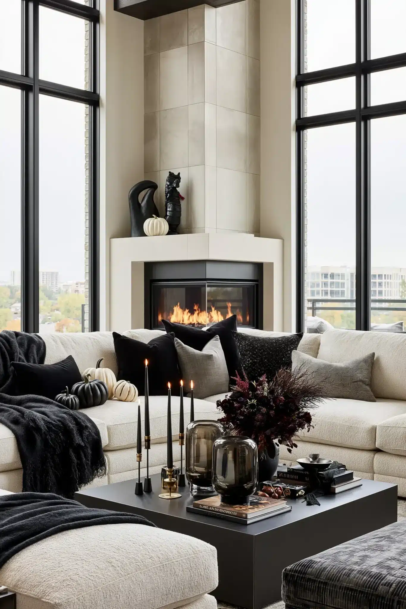elegant halloween decor