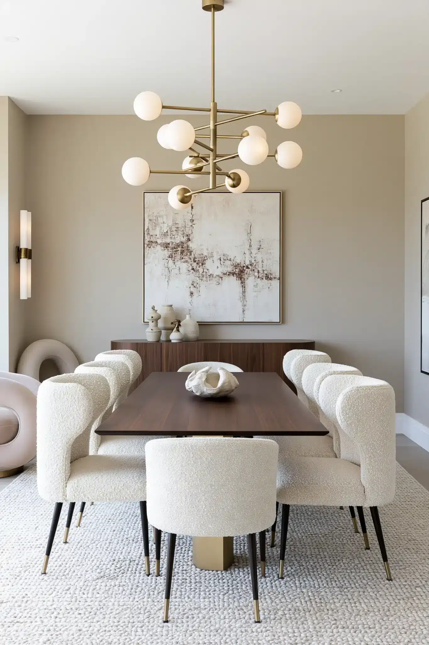 mid century modern dining room
