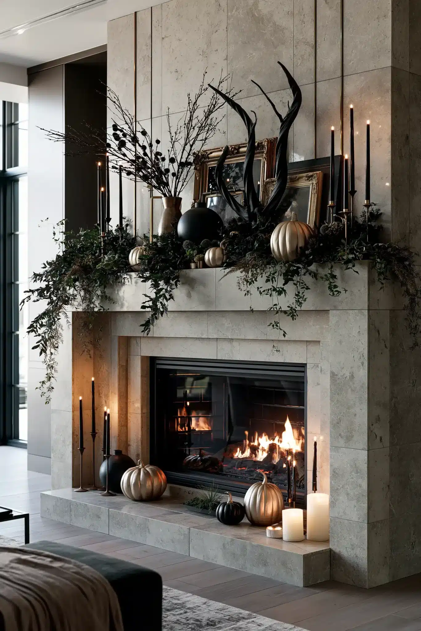 elegant halloween decor