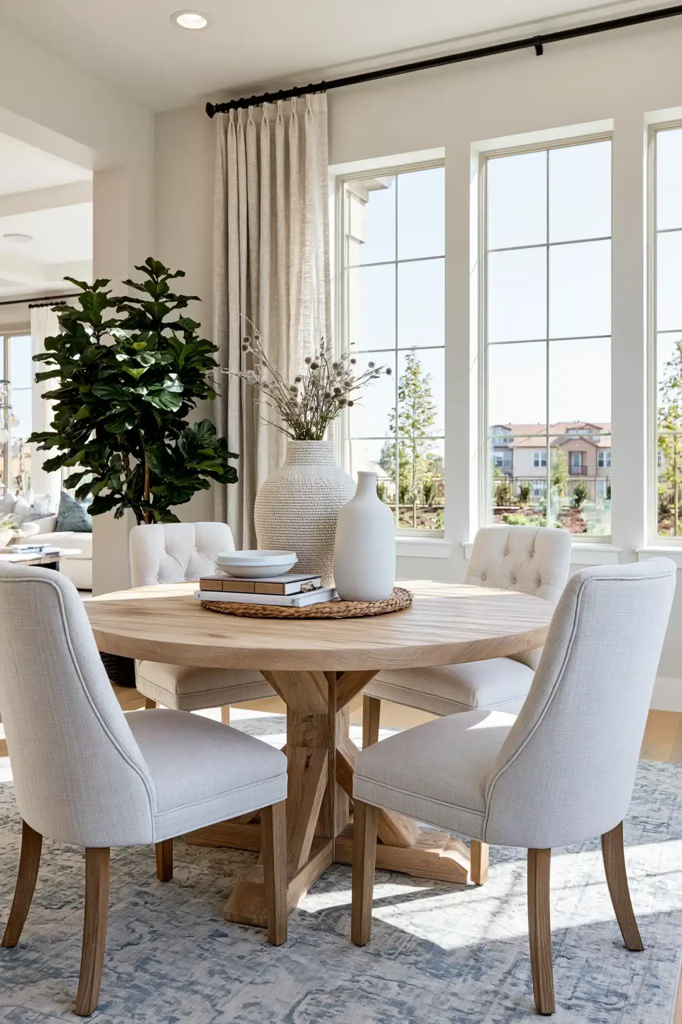 round table dining room