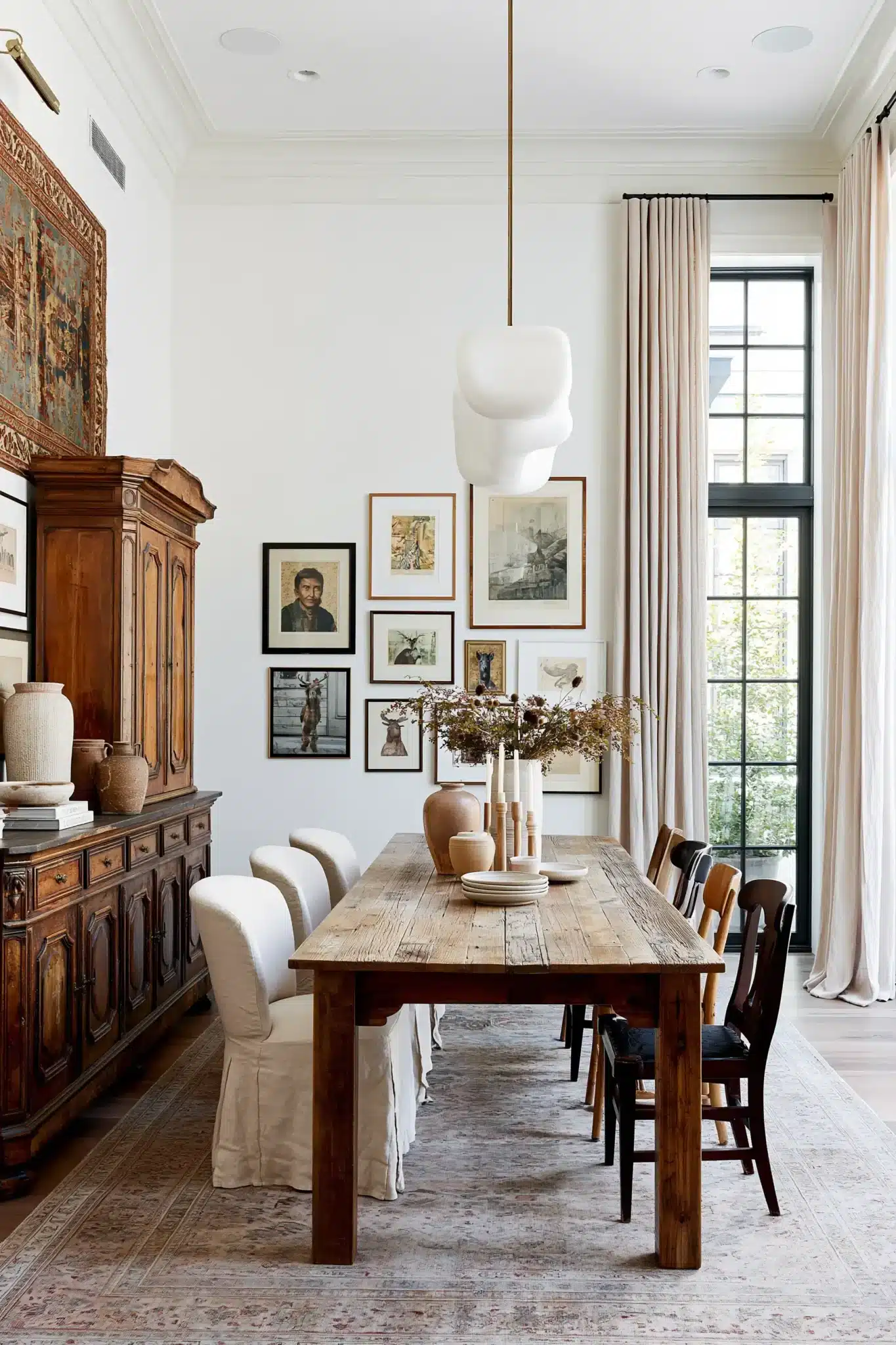 boho dining room