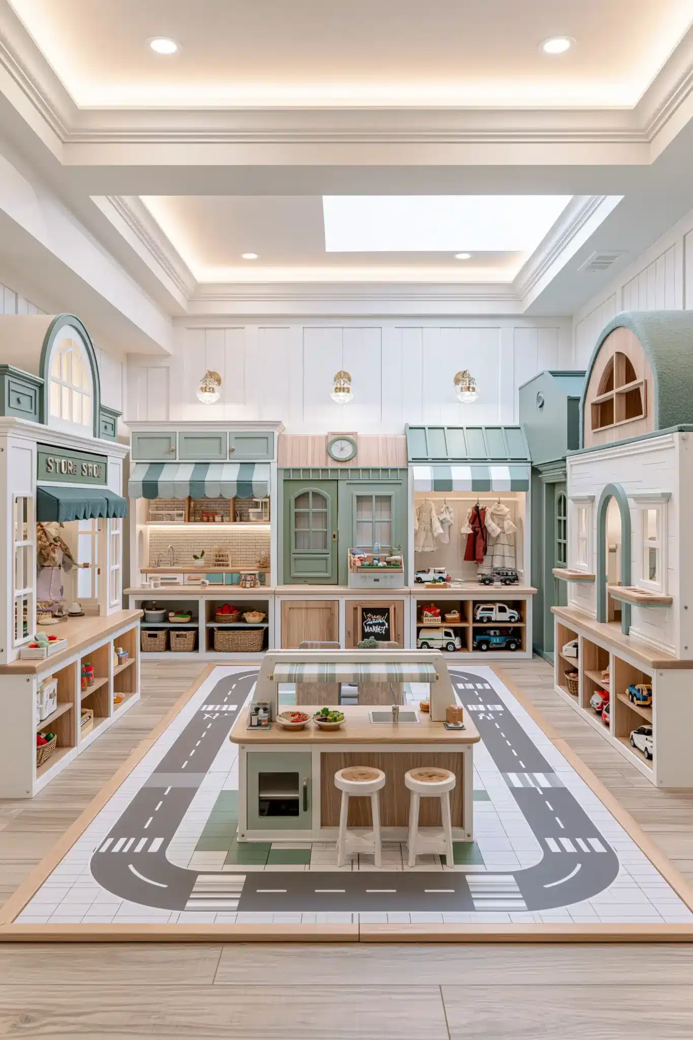 basement playroom