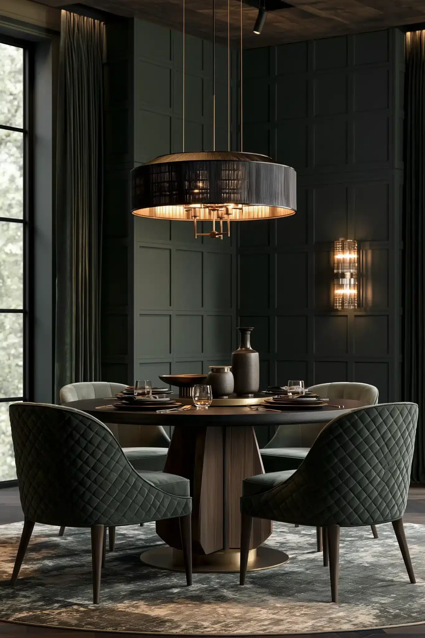 round table dining room