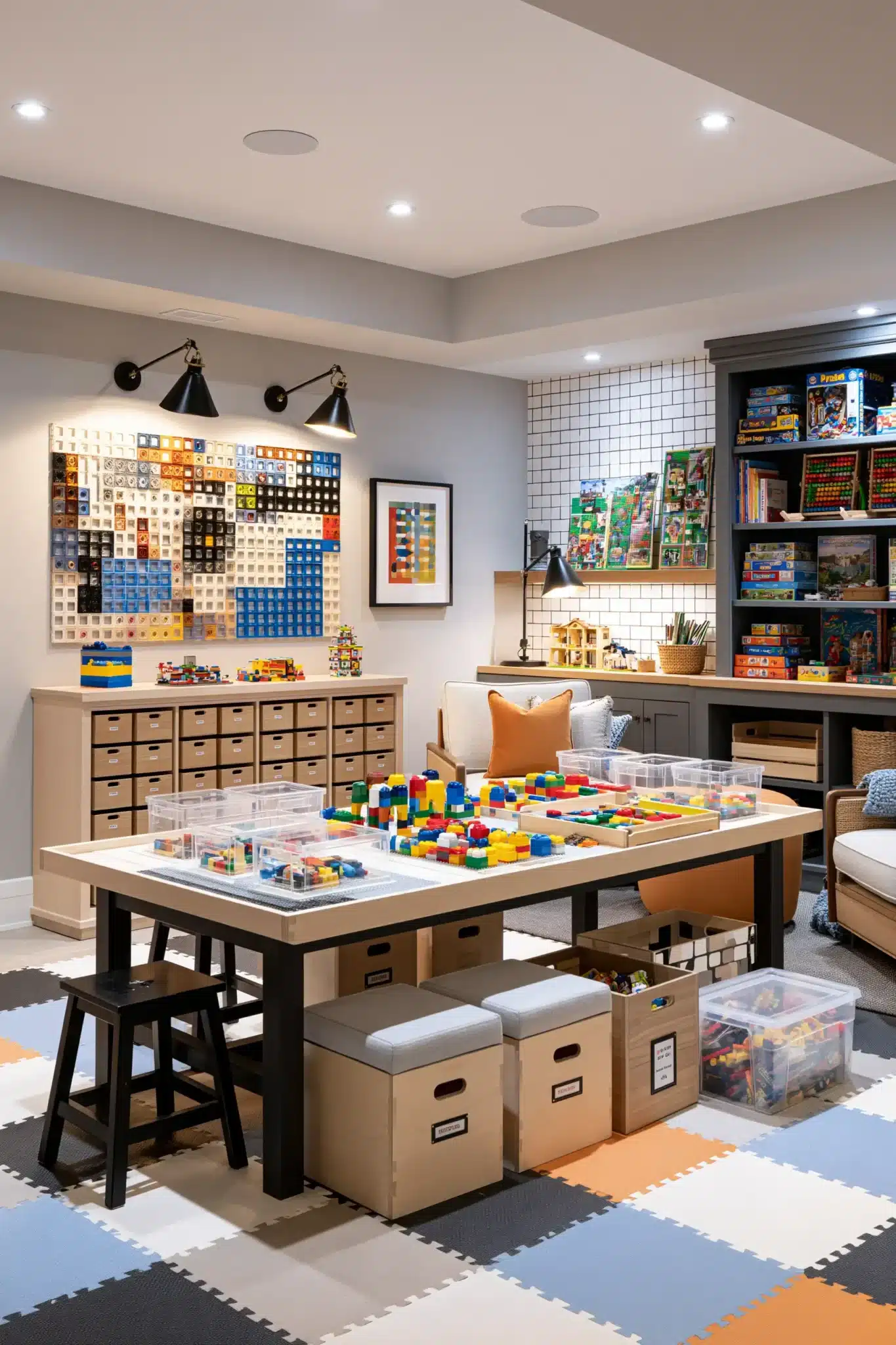 basement playroom