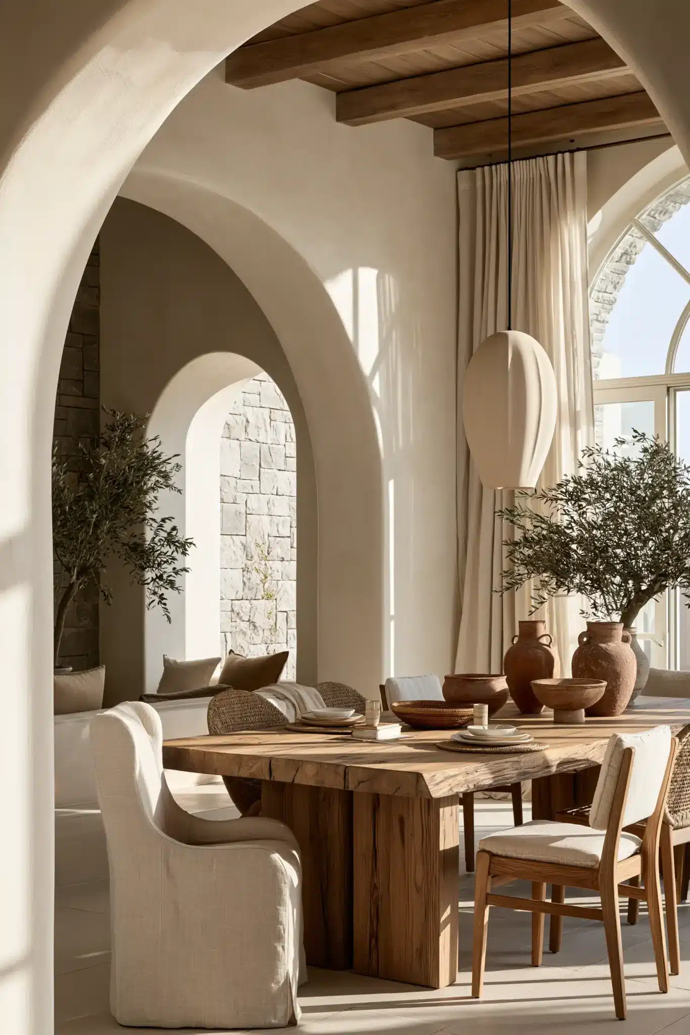 boho dining room