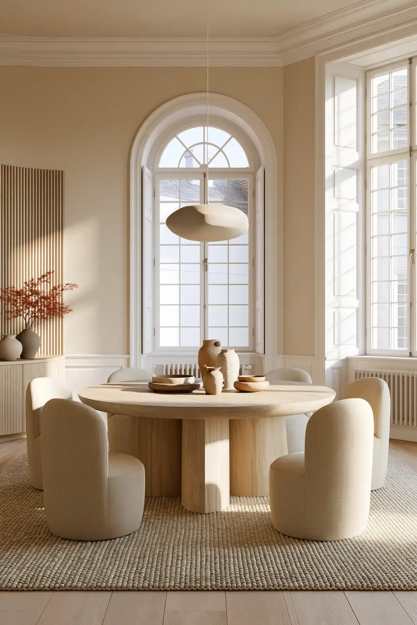 round table dining room