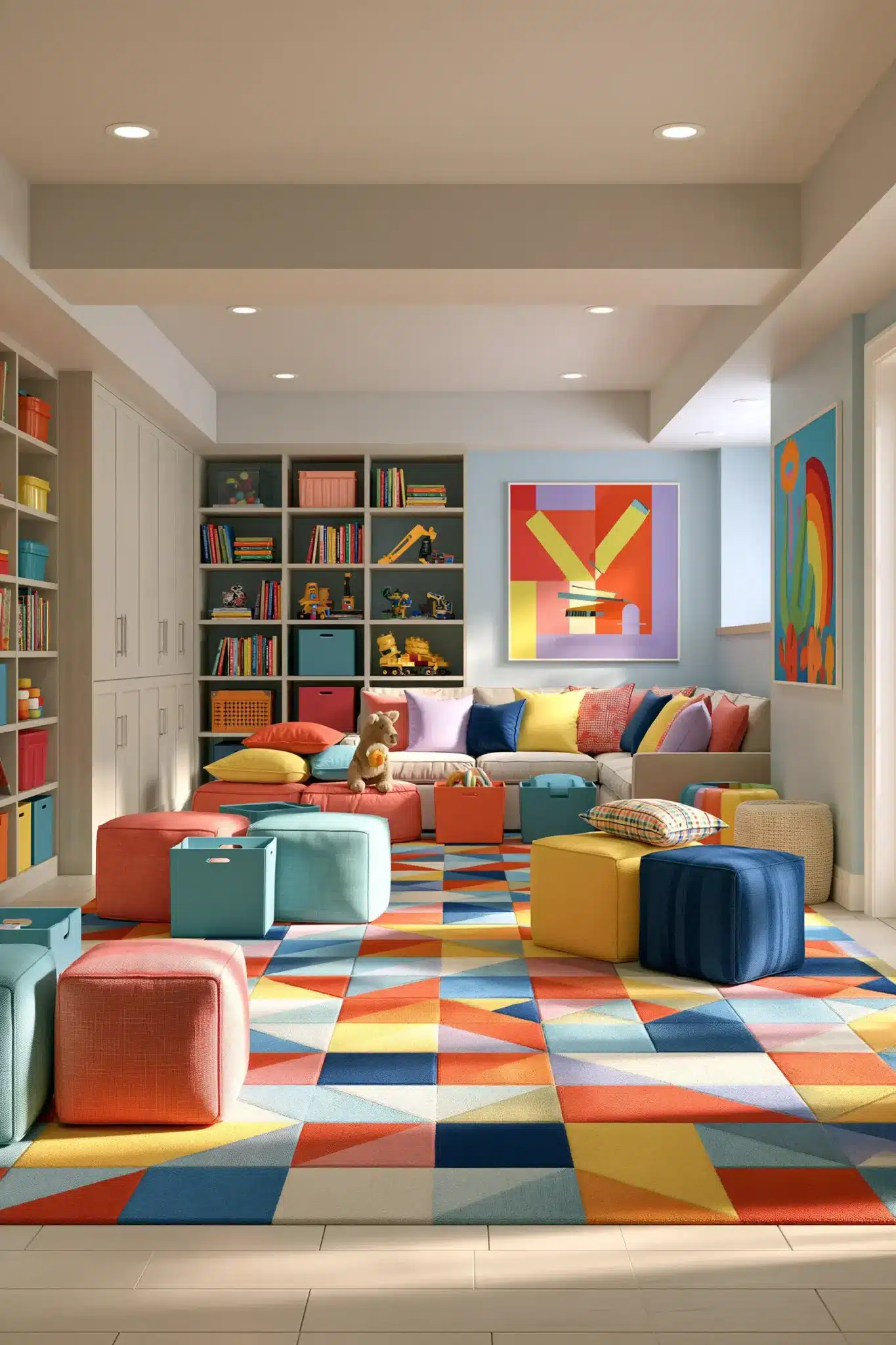 basement playroom