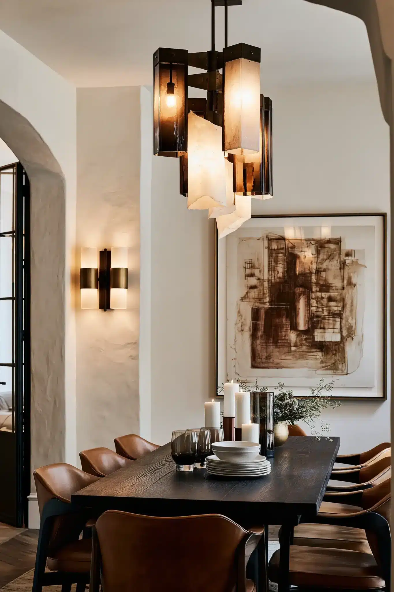 mid century modern dining room