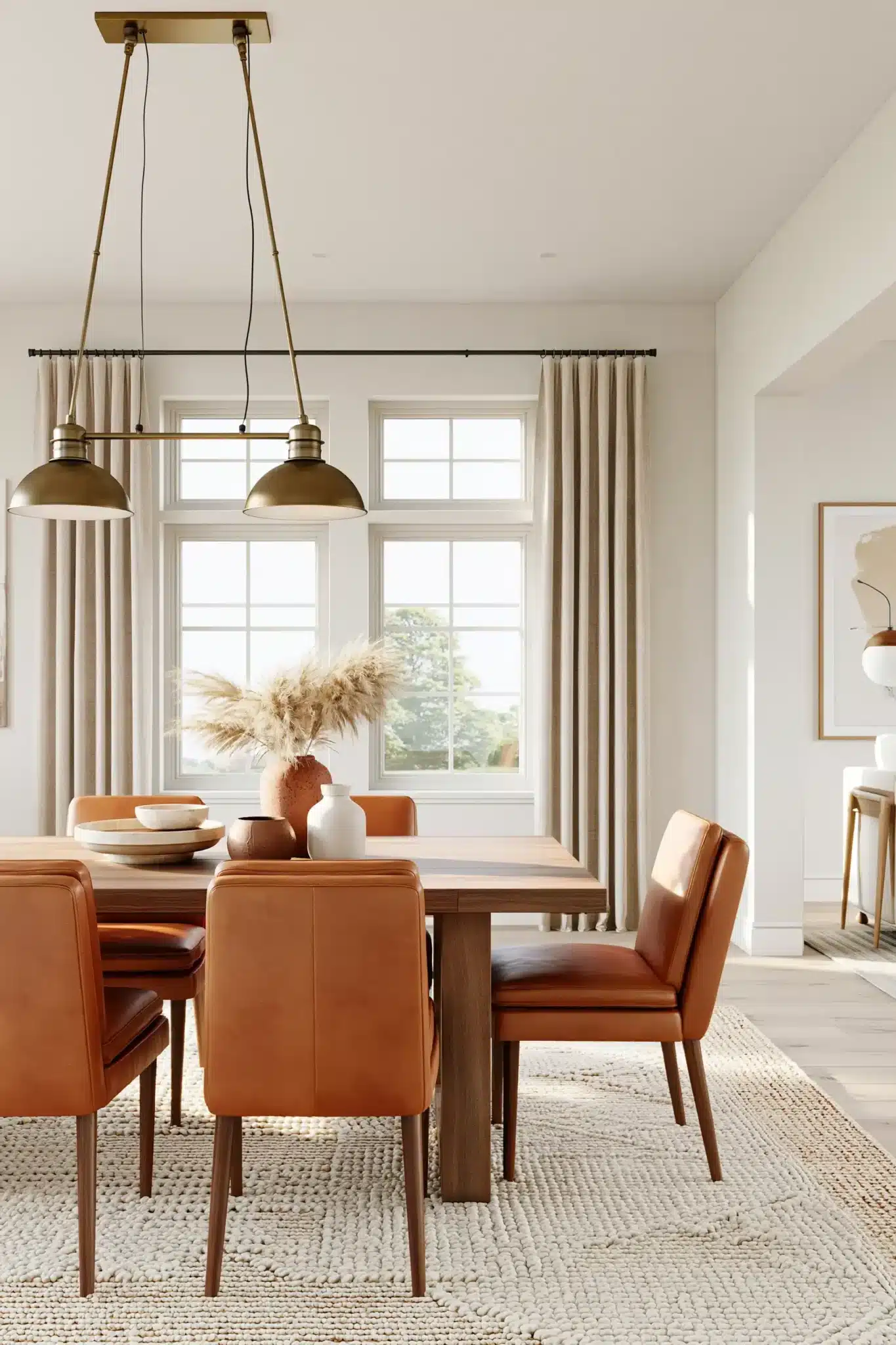 mid century modern dining room