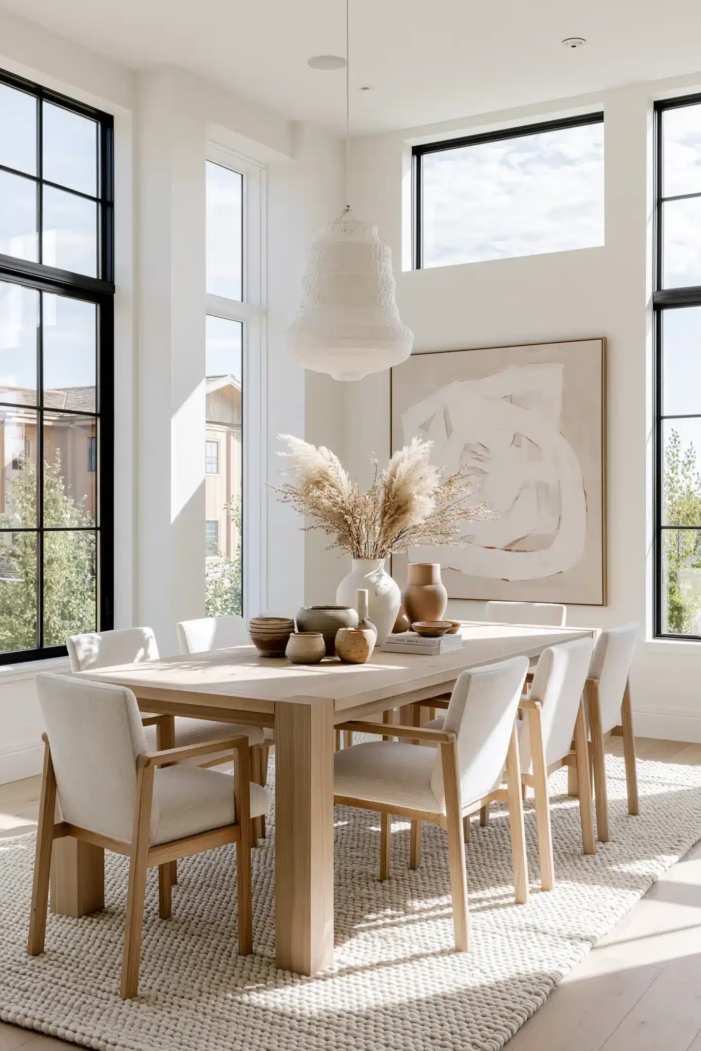 mid century modern dining room