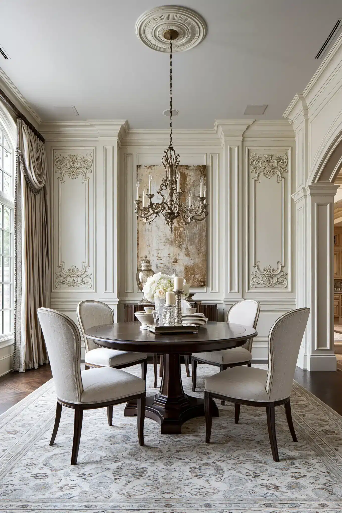 round table dining room