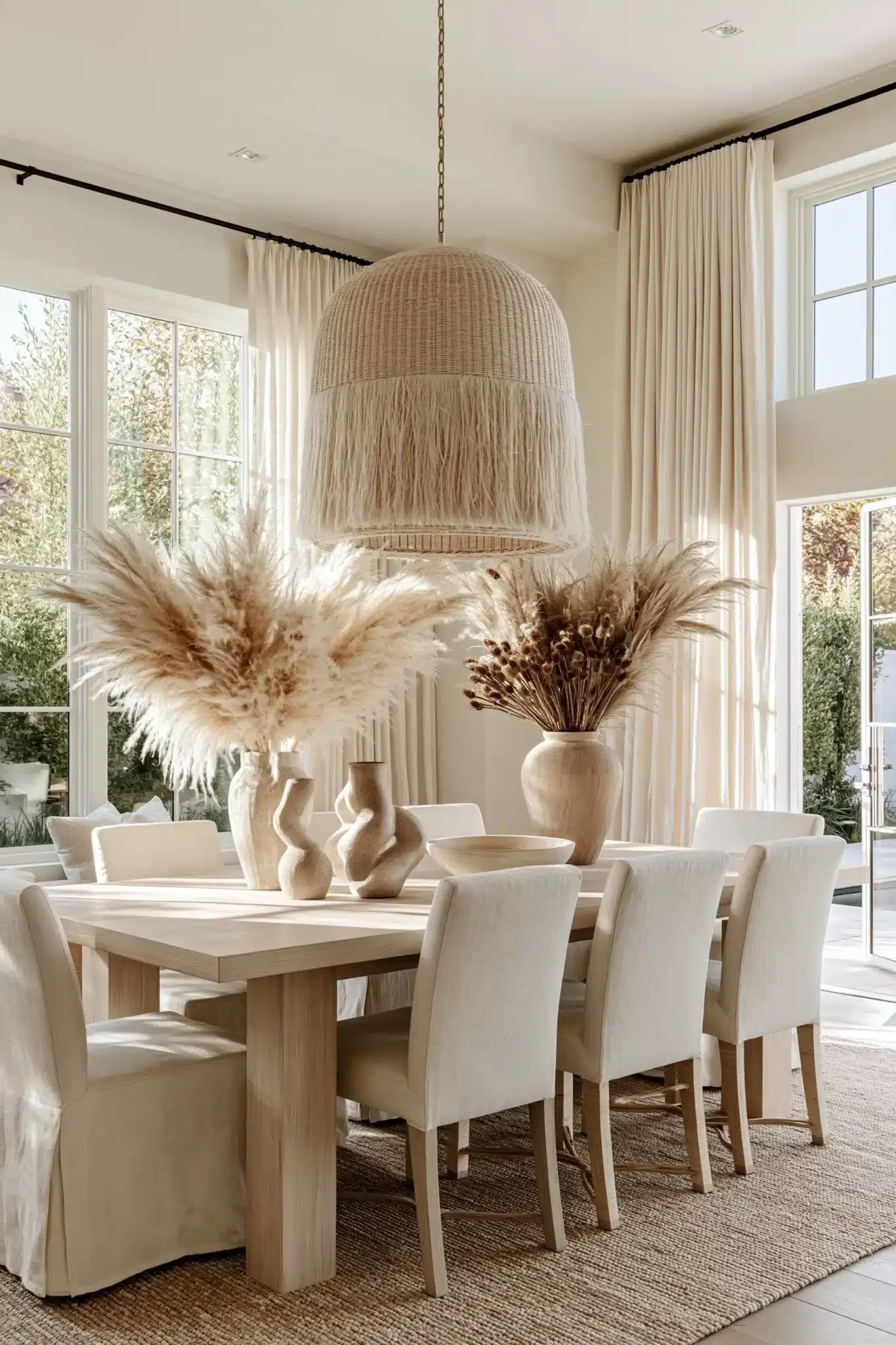 boho dining room