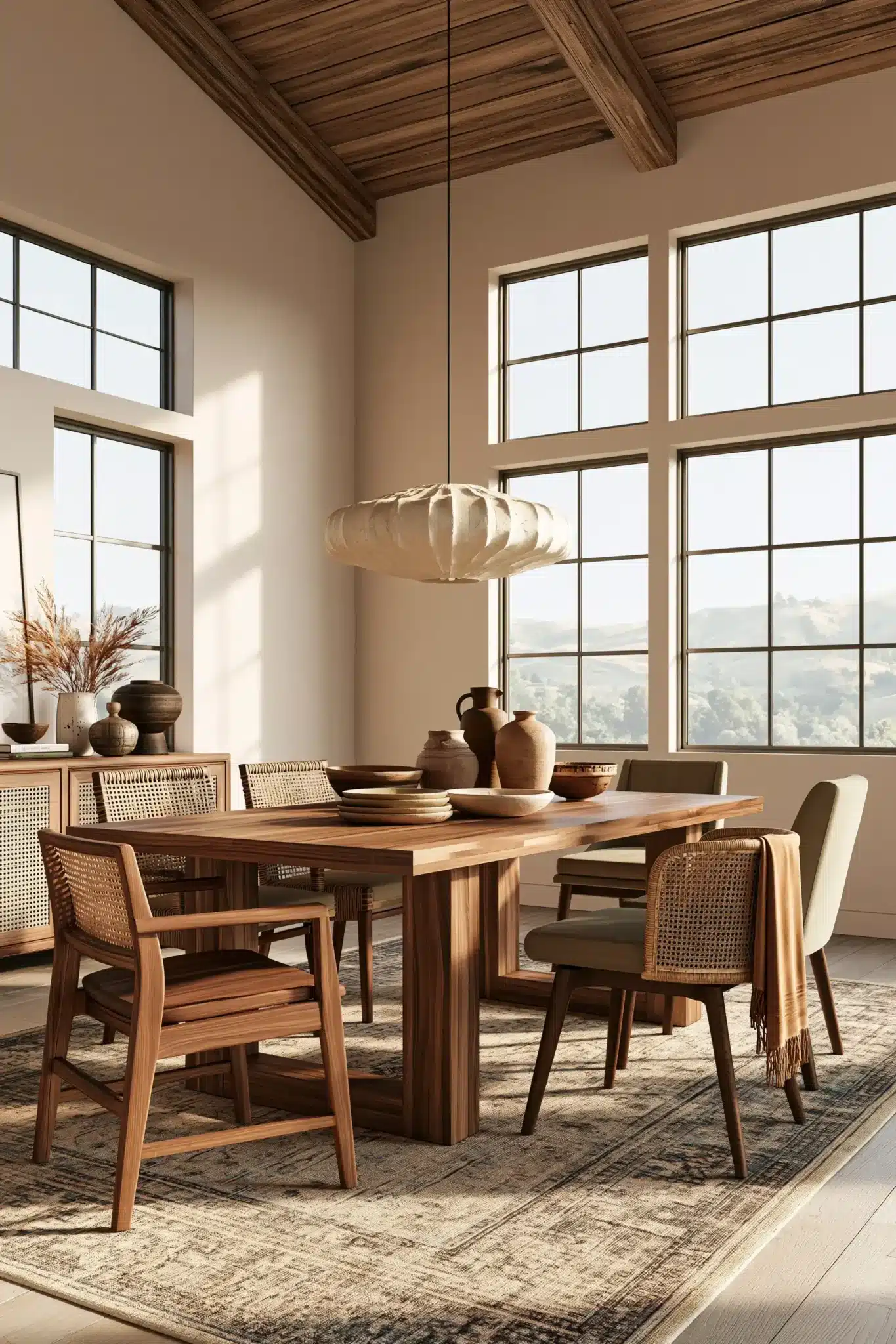 boho dining room