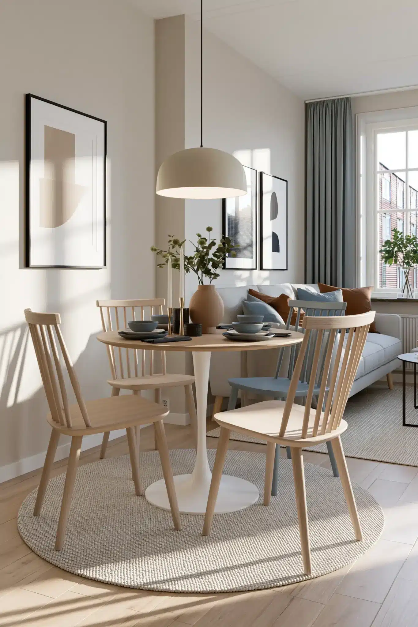 round table dining room