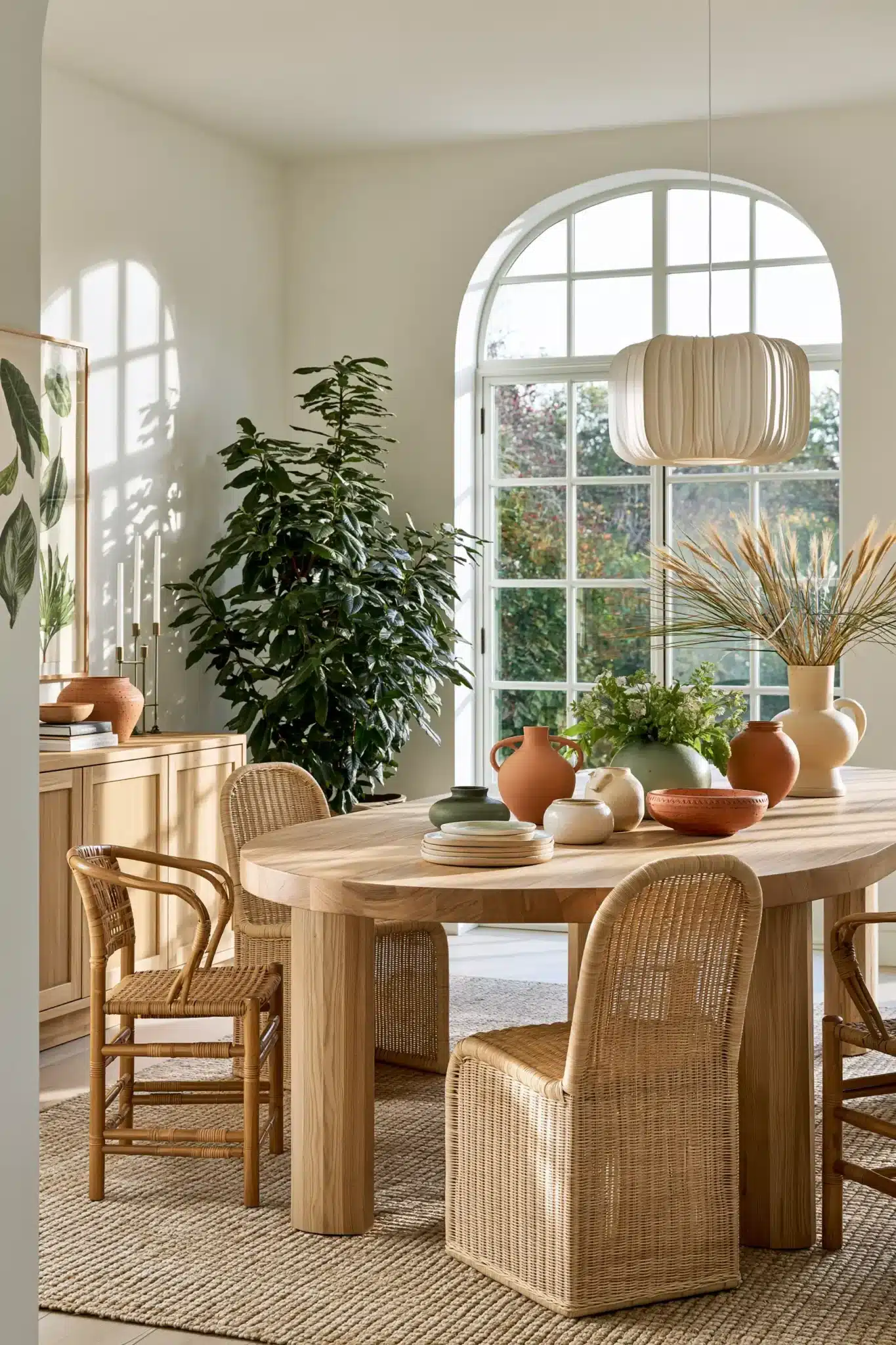 boho dining room