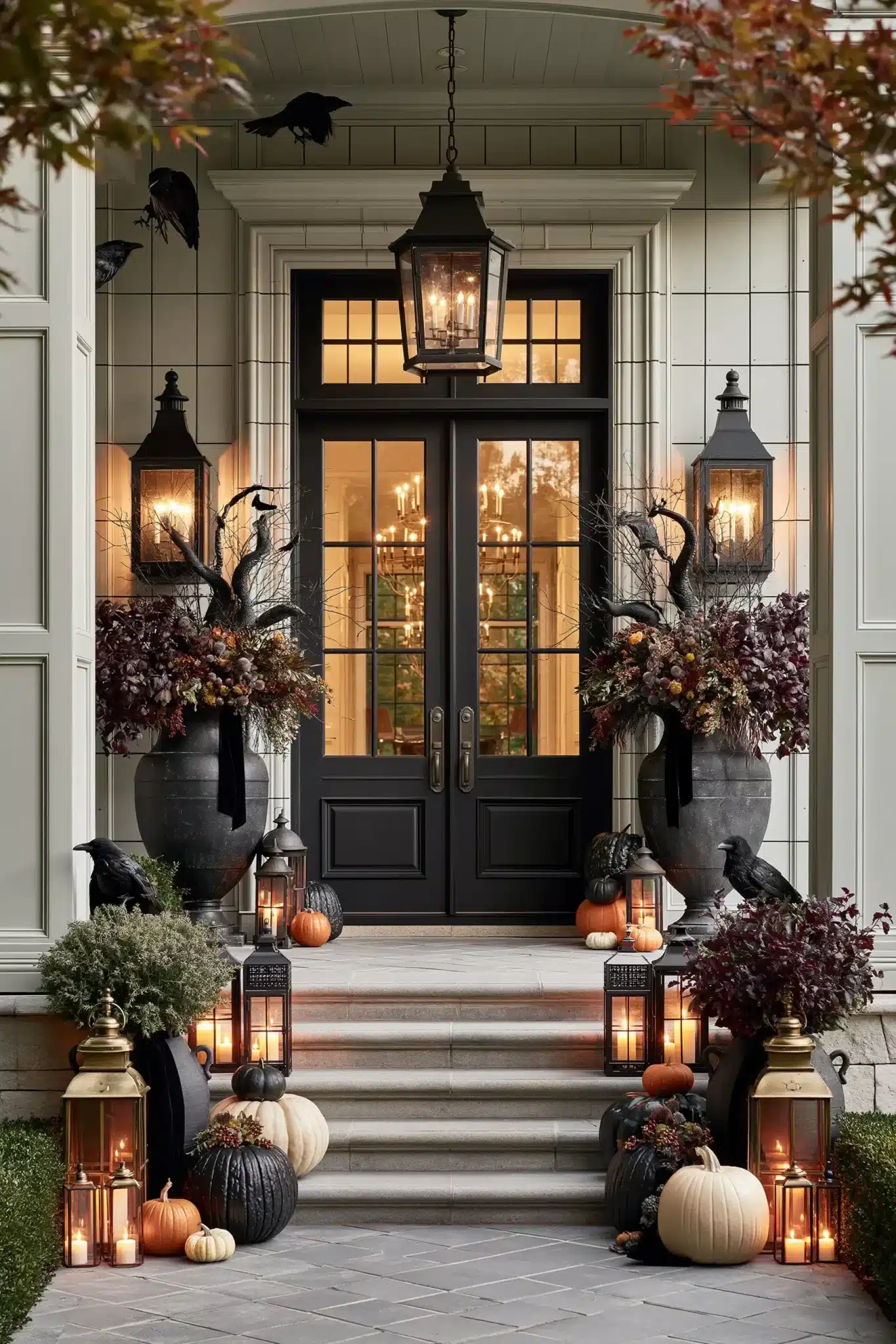 elegant halloween decor