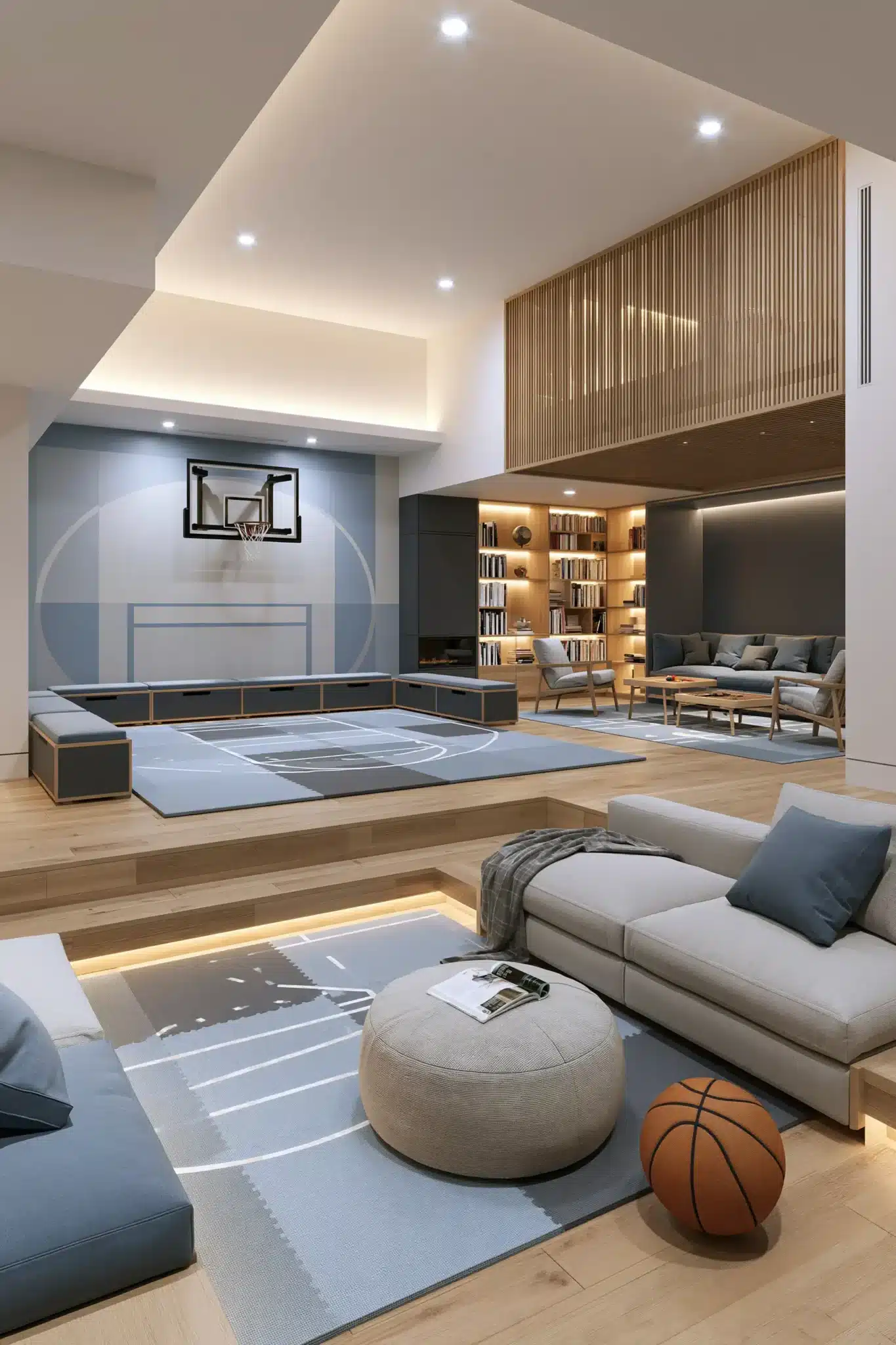 basement playroom