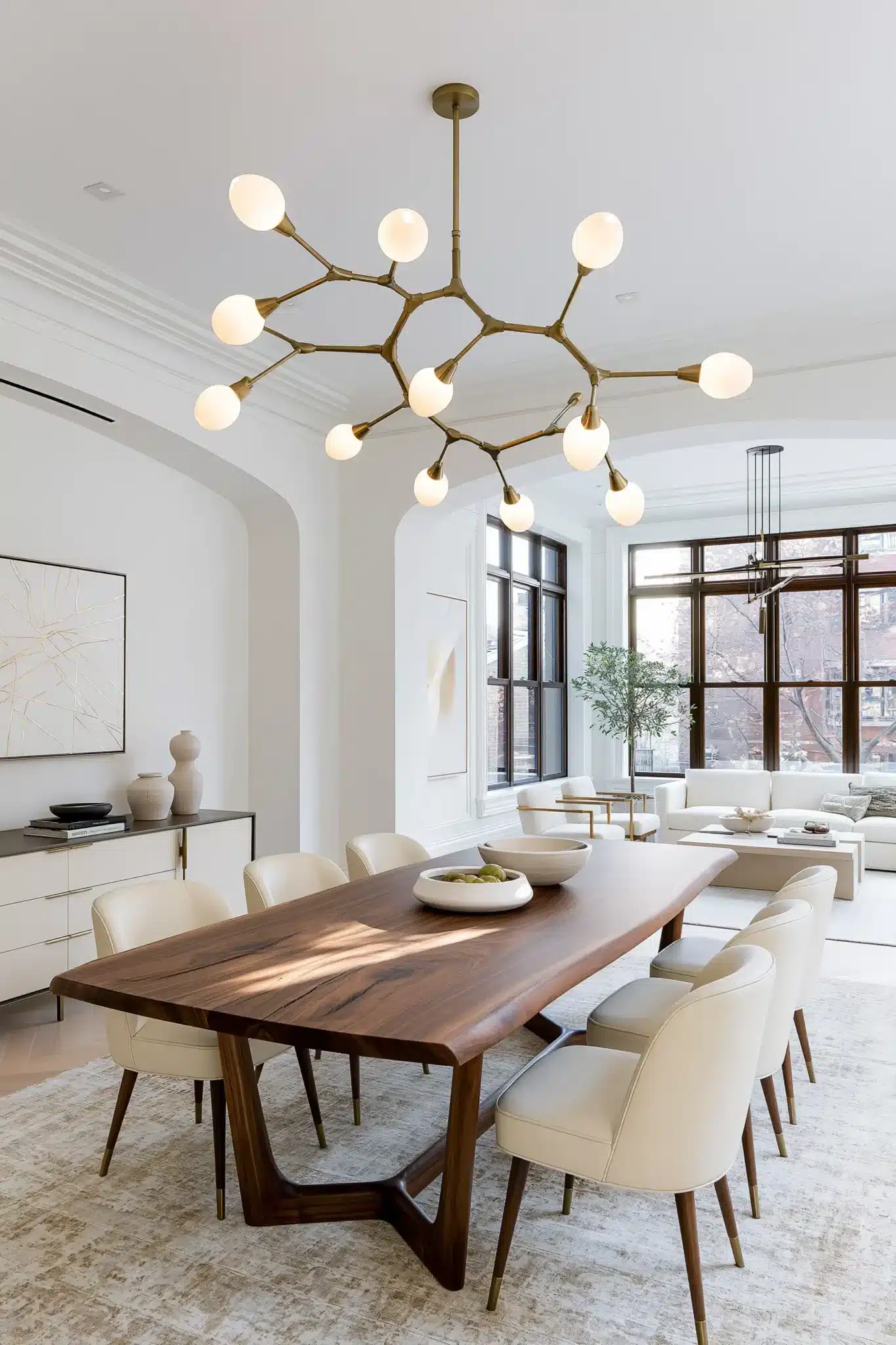 mid century modern dining room