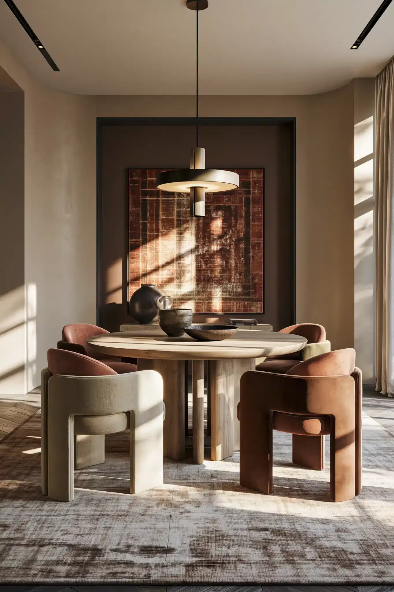 round table dining room