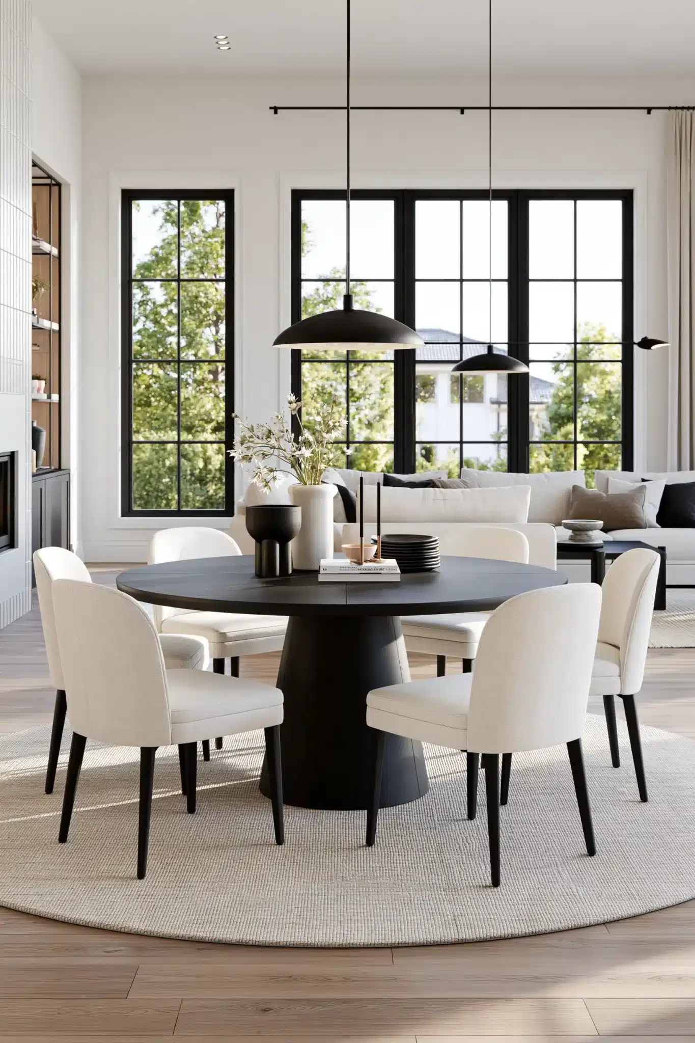 round table dining room