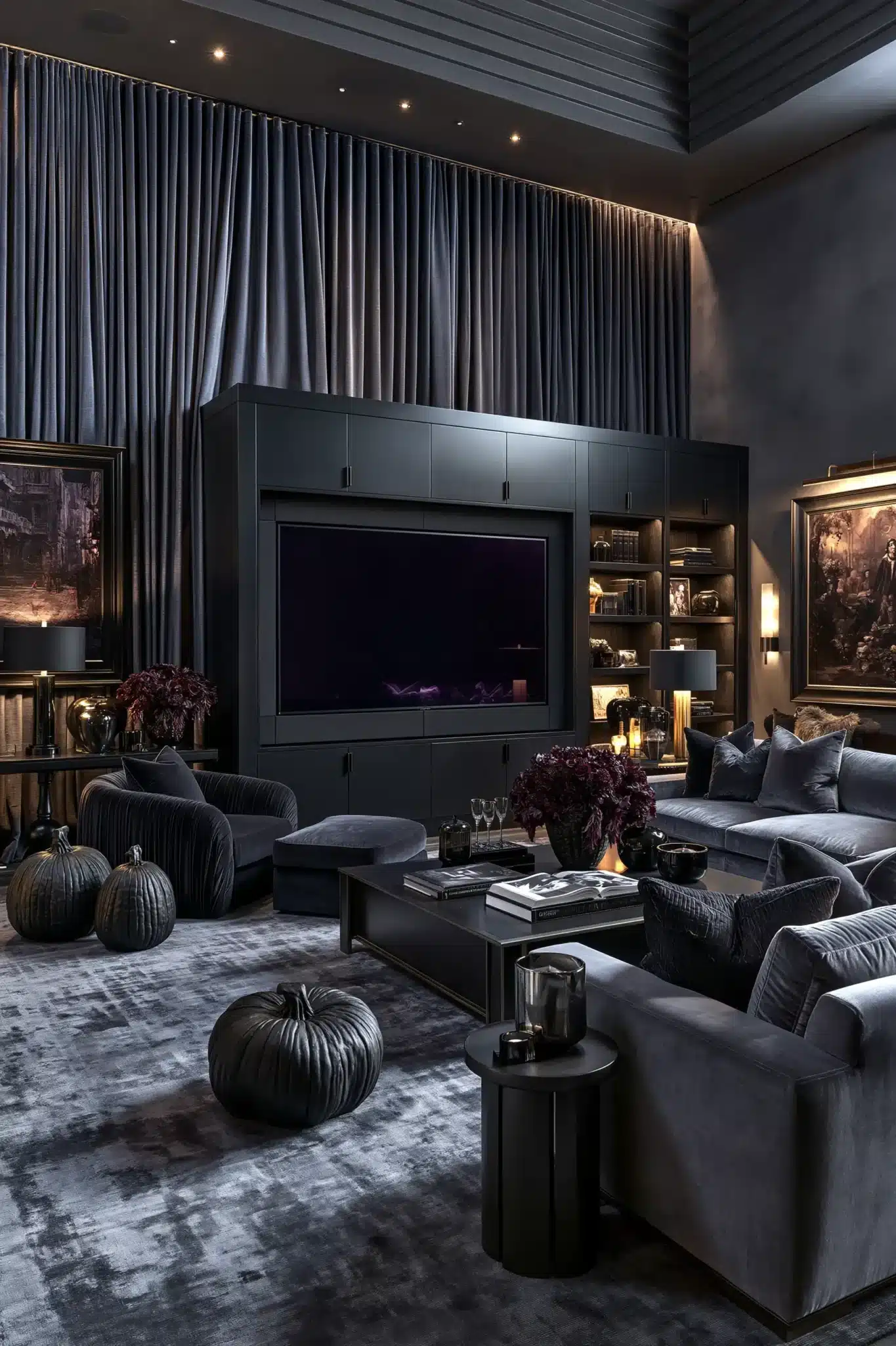 elegant halloween decor