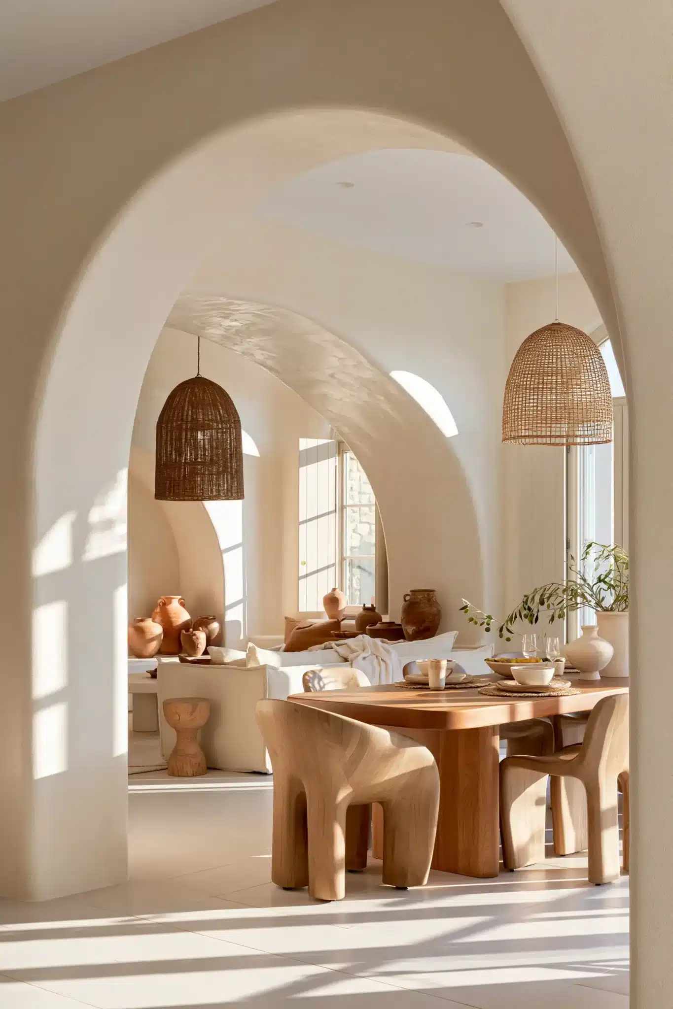 small living room with dining area