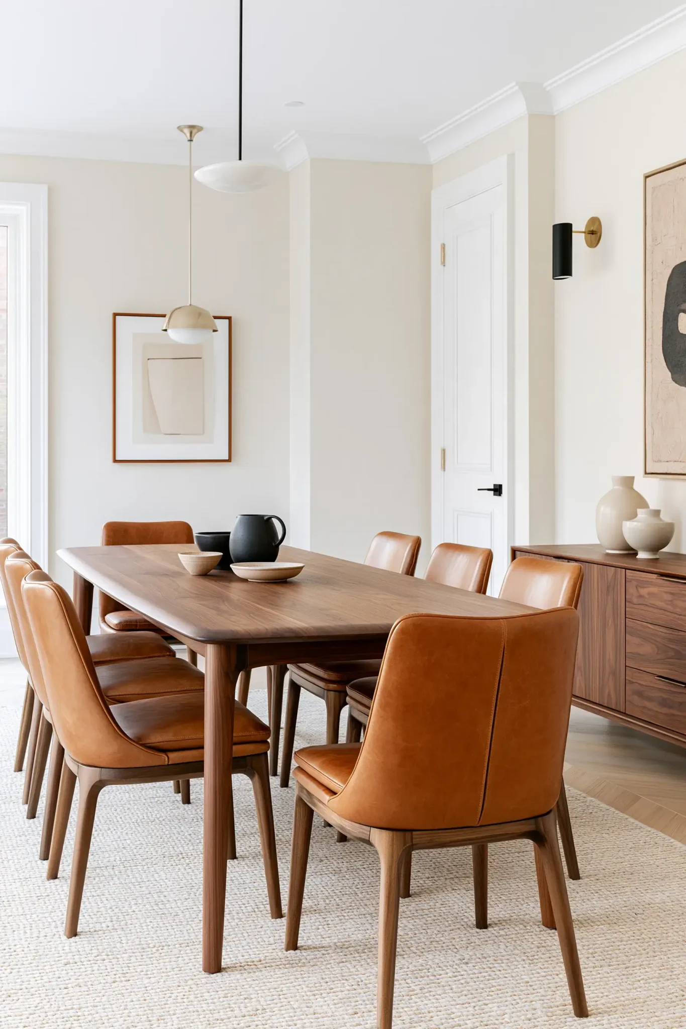 mid century modern dining room