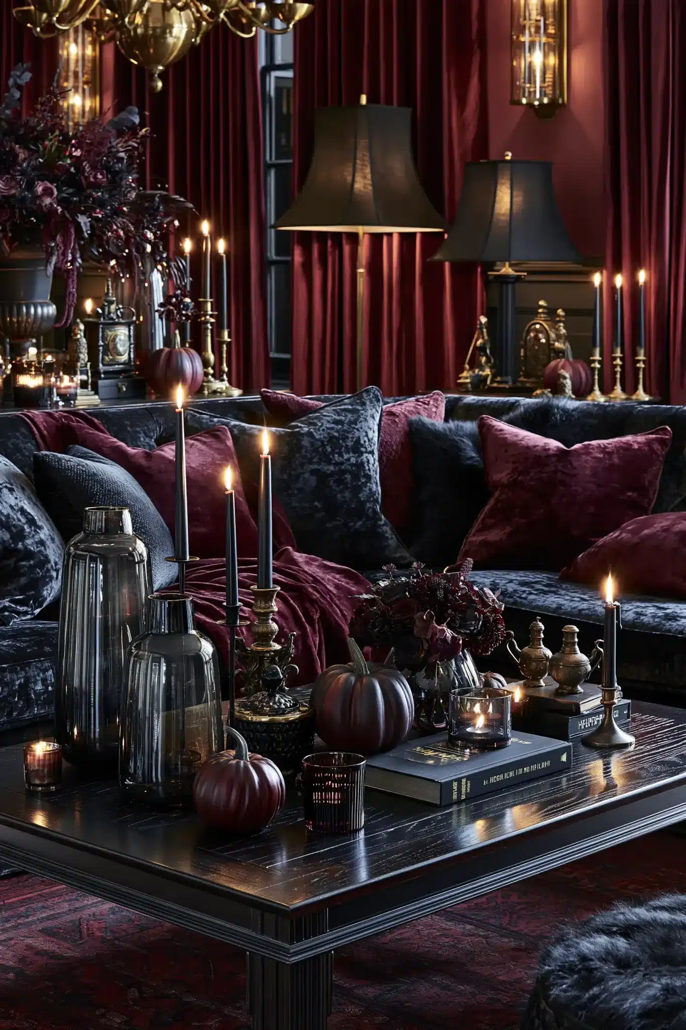 elegant halloween decor