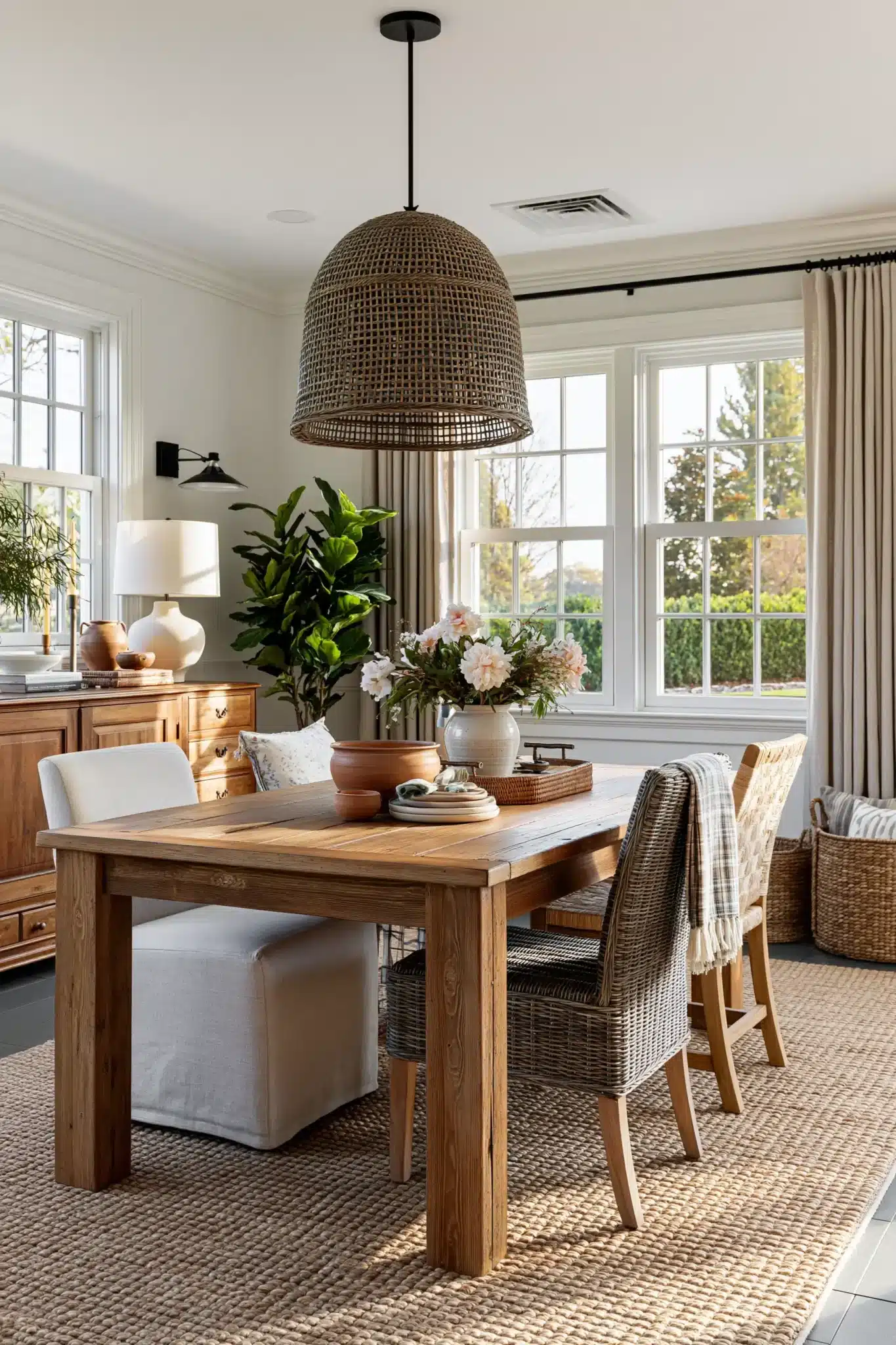 boho dining room