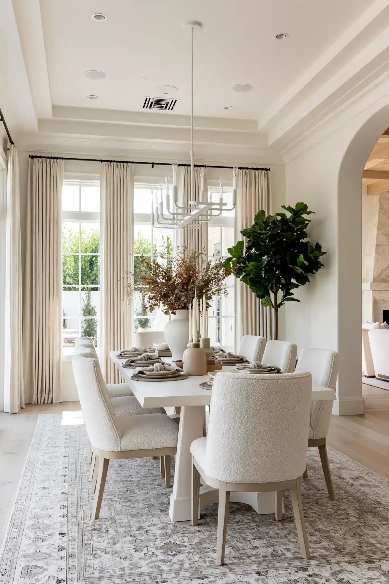elegant dining room