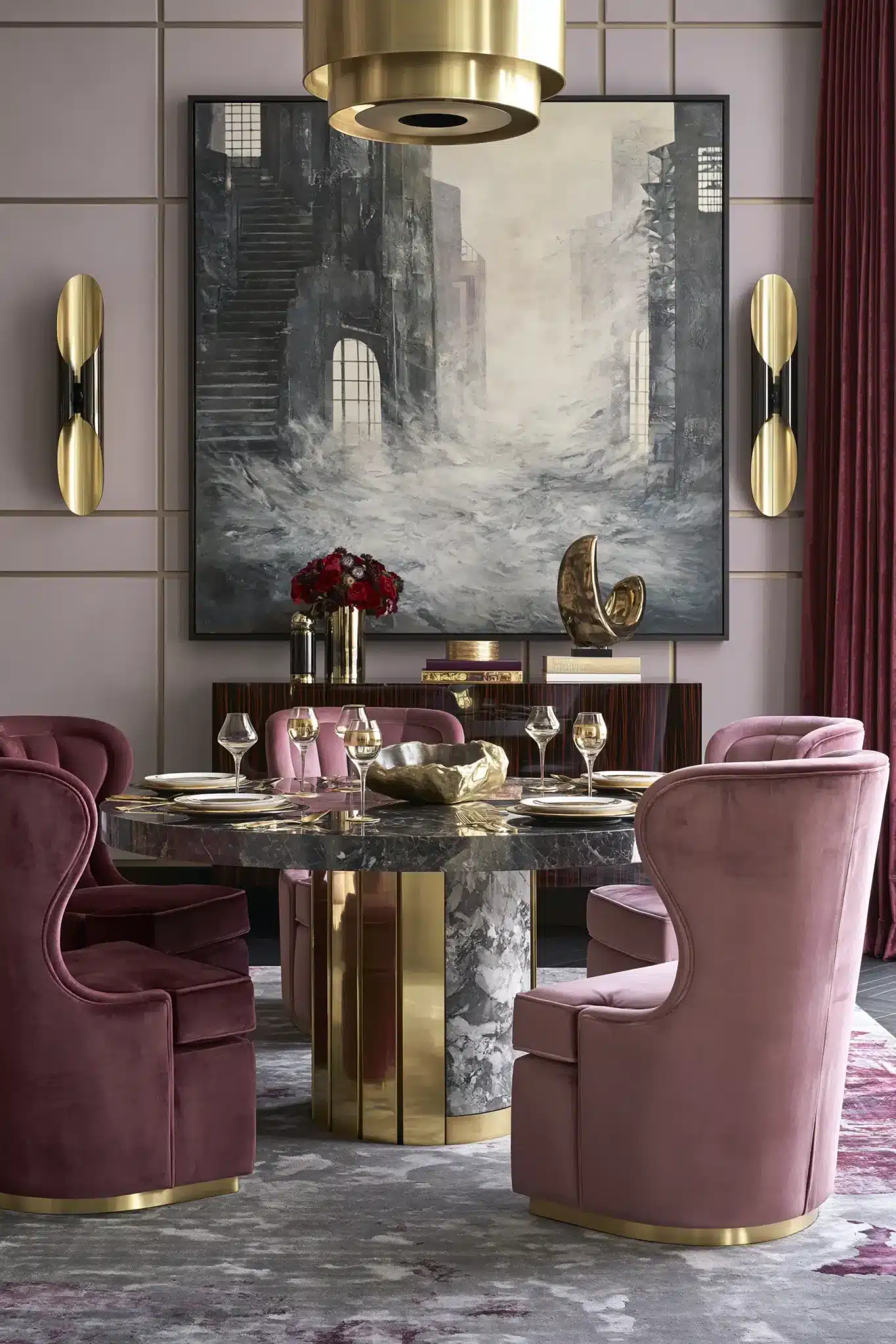 elegant dining room
