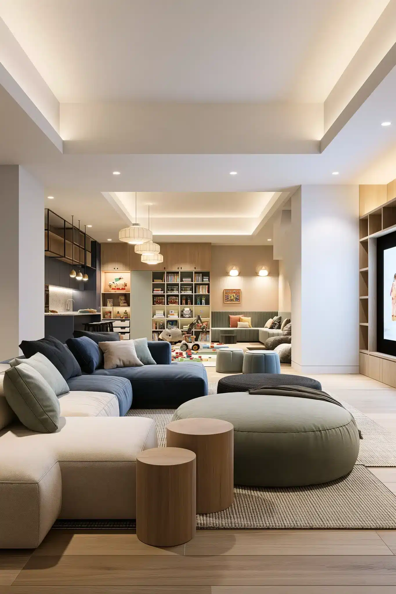 basement playroom
