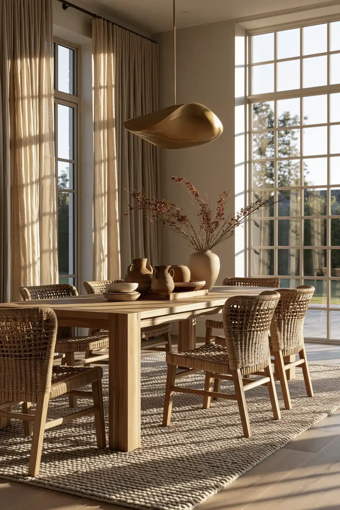 boho dining room