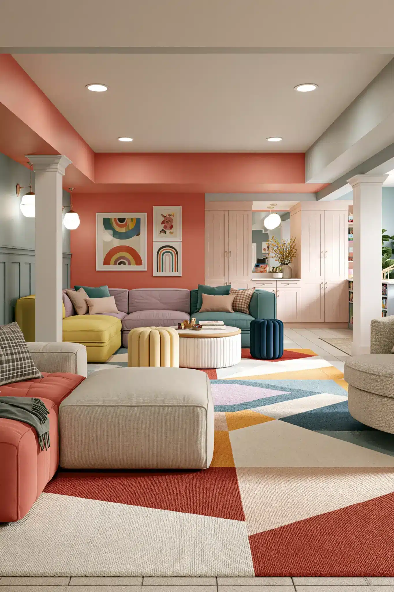 basement playroom