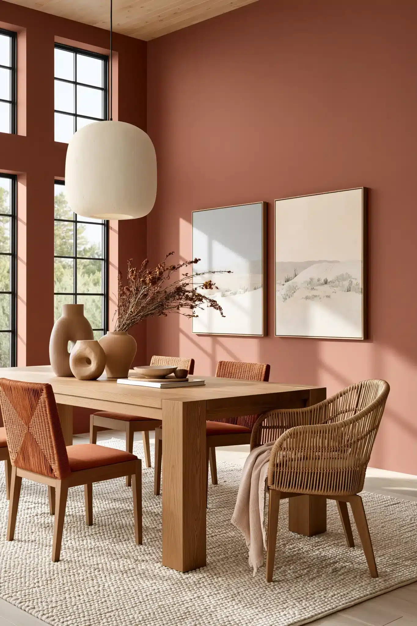 boho dining room