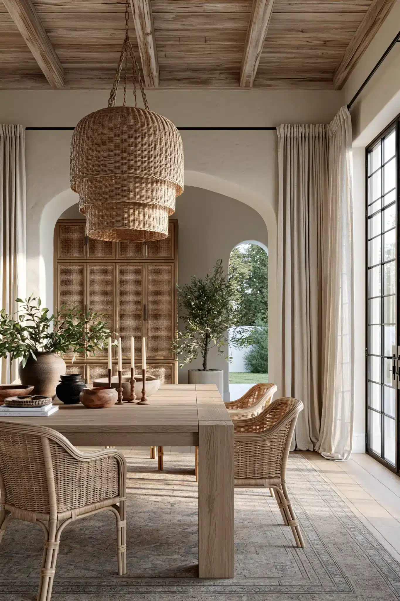 boho dining room