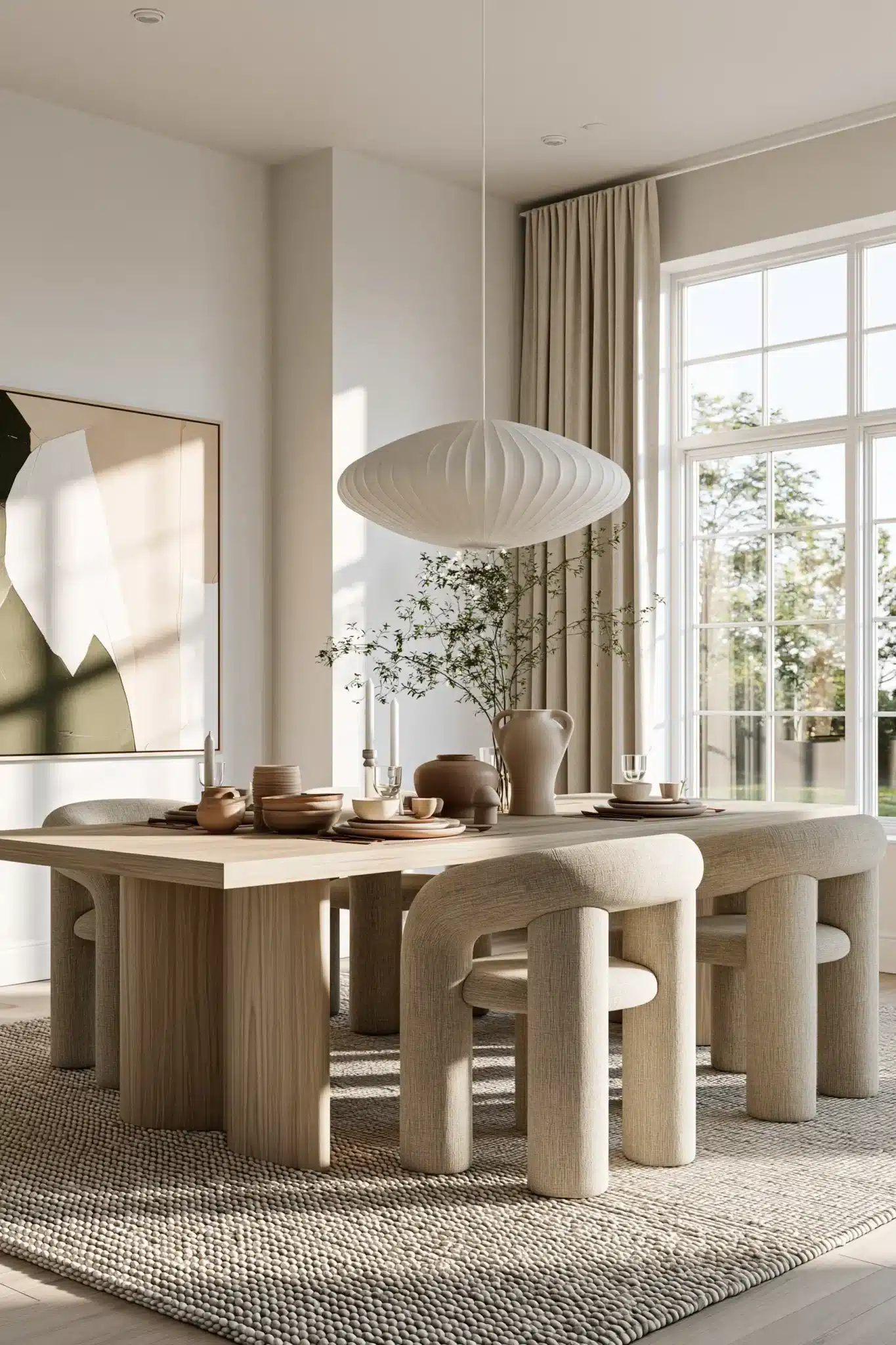 boho dining room