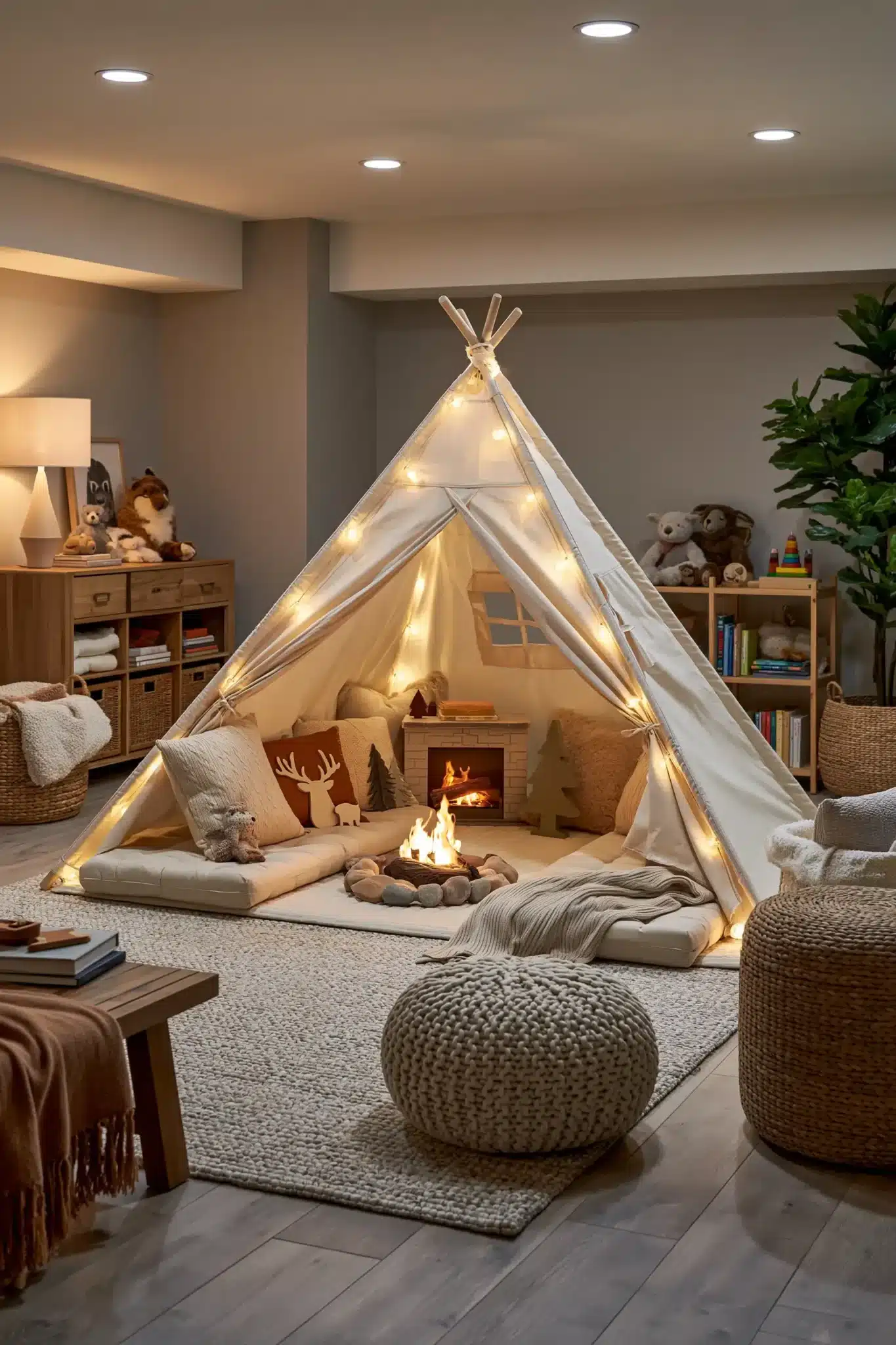 basement playroom